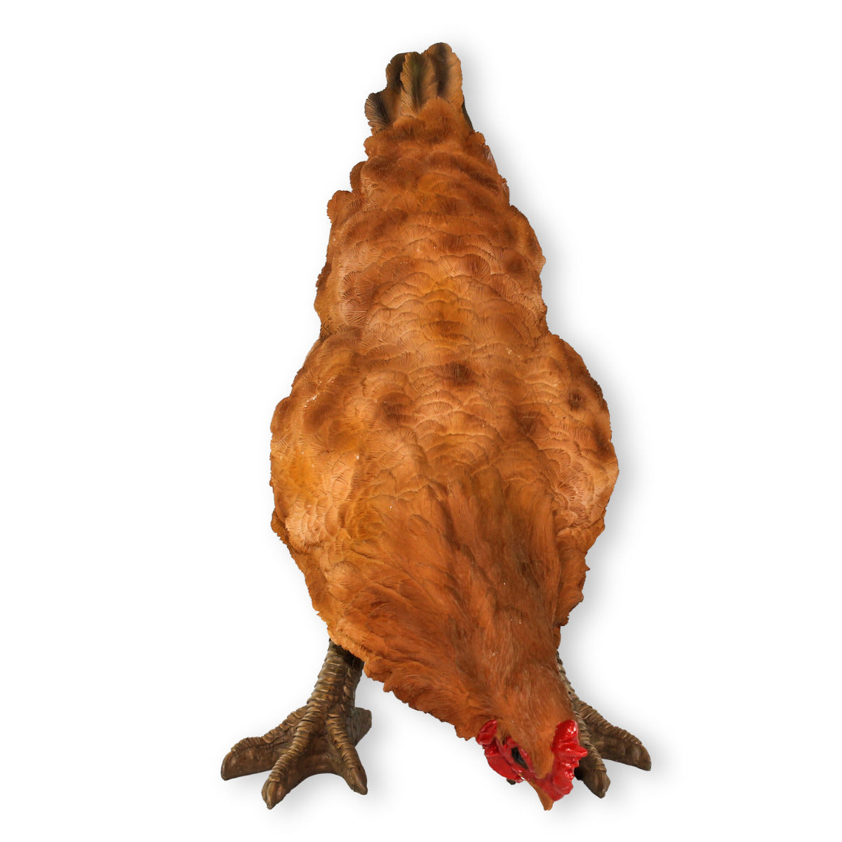 Gartendeko Huhn Figur Braun 35cm Pickend Deko Hühner Deko Hennen