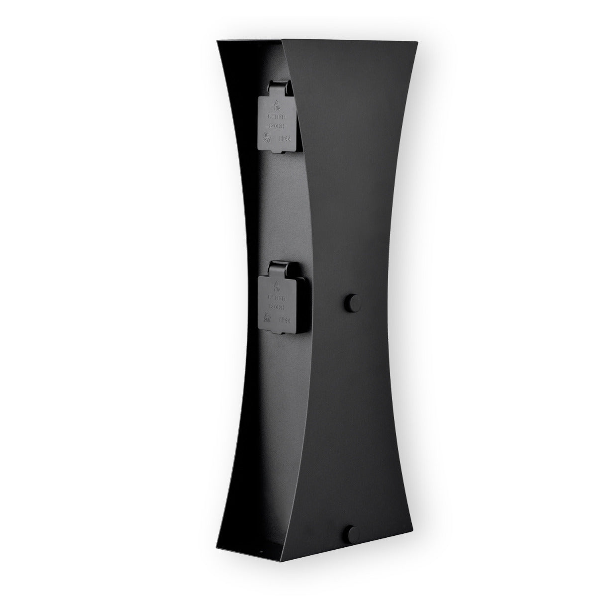 Außensteckdose Garten Gartensteckdose Connect D4A schwarz 4fach Steckdosensäule Garten 4 Steckdosen