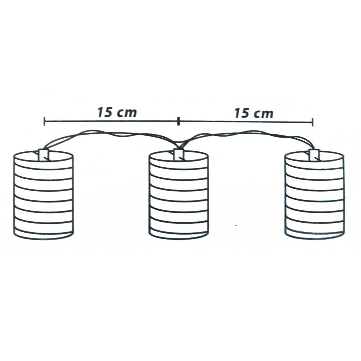 Party Lichterkette Lampion Partybeleuchtung Beach Party Deko Strandparty