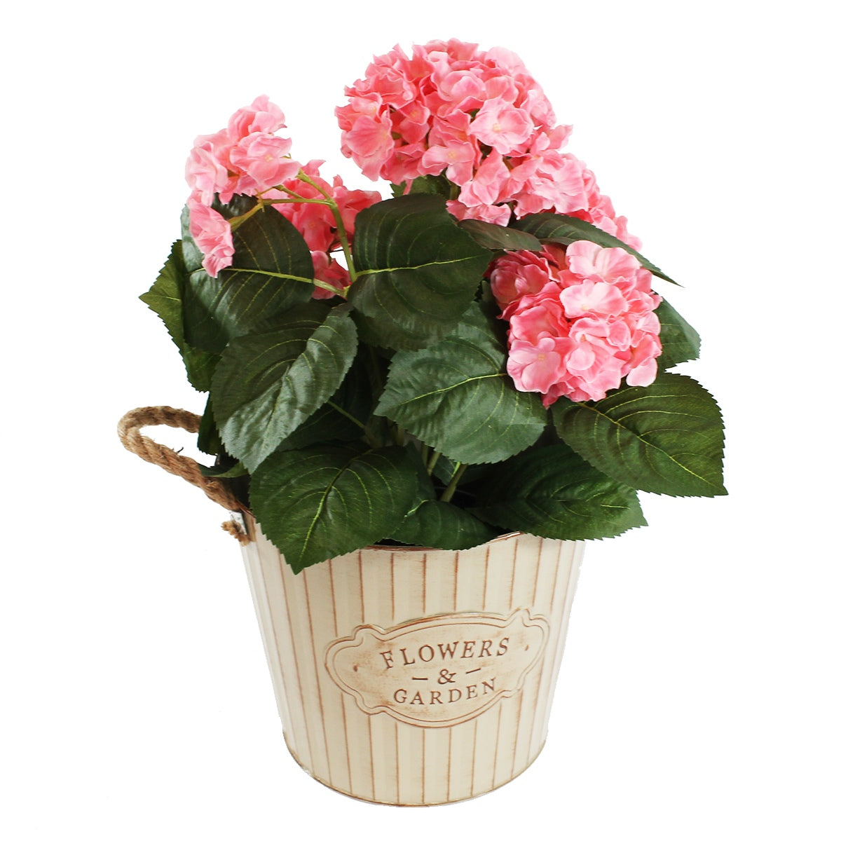 Pflanztopf Pflanzgefäß Zinktopf Diamond Beige 22cm Ø Blumentopf Metall Übertopf