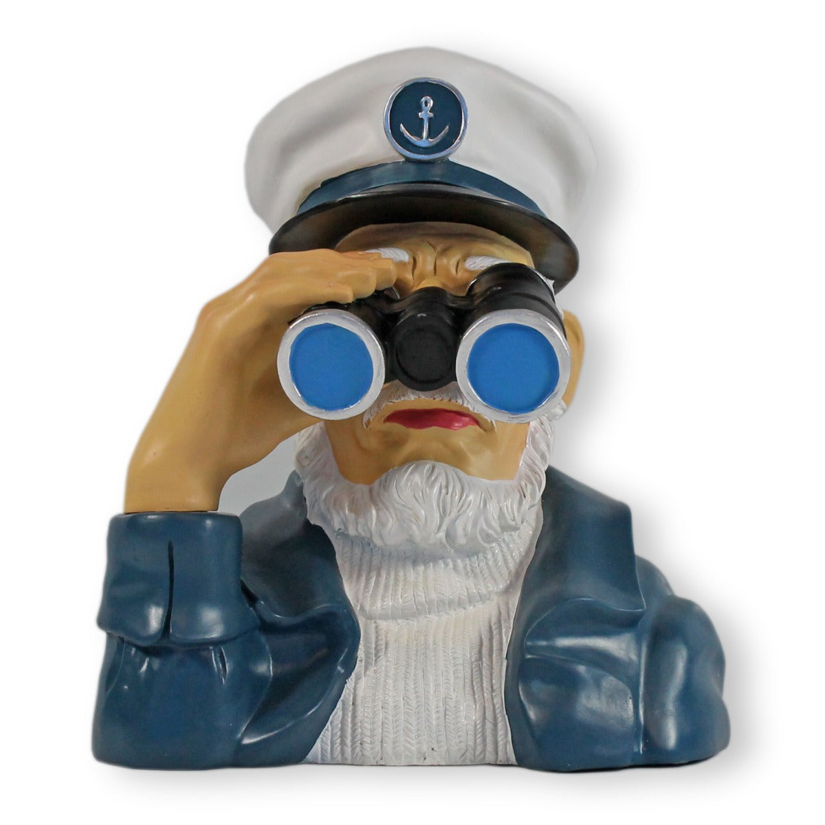 Dekofigur Seemann mit Fernglas,Spanner Deko für Innen und Außen, Garten Dekoration