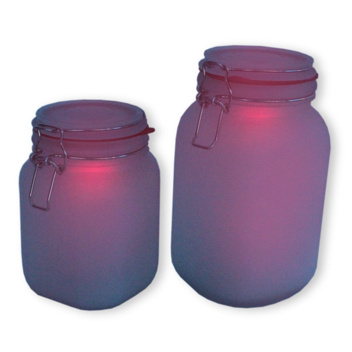 LED Solarleuchte beleuchtete Einmachgläser Solar Tischleuchte outdoor 2er Set