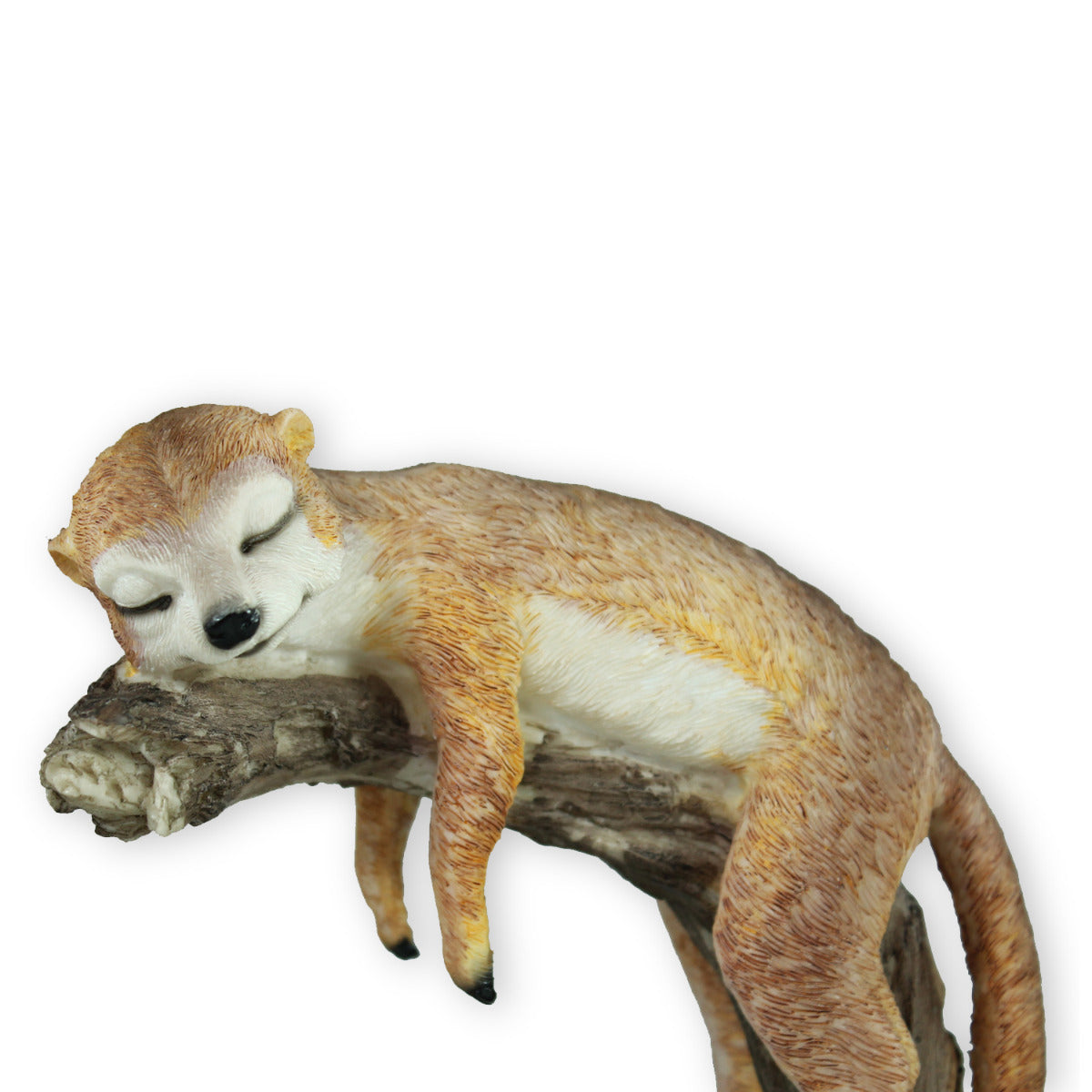 Erdmännchen Figur chillend Erdmännchen Gartenfigur Frettchen Deko abhängende Erdmännchen