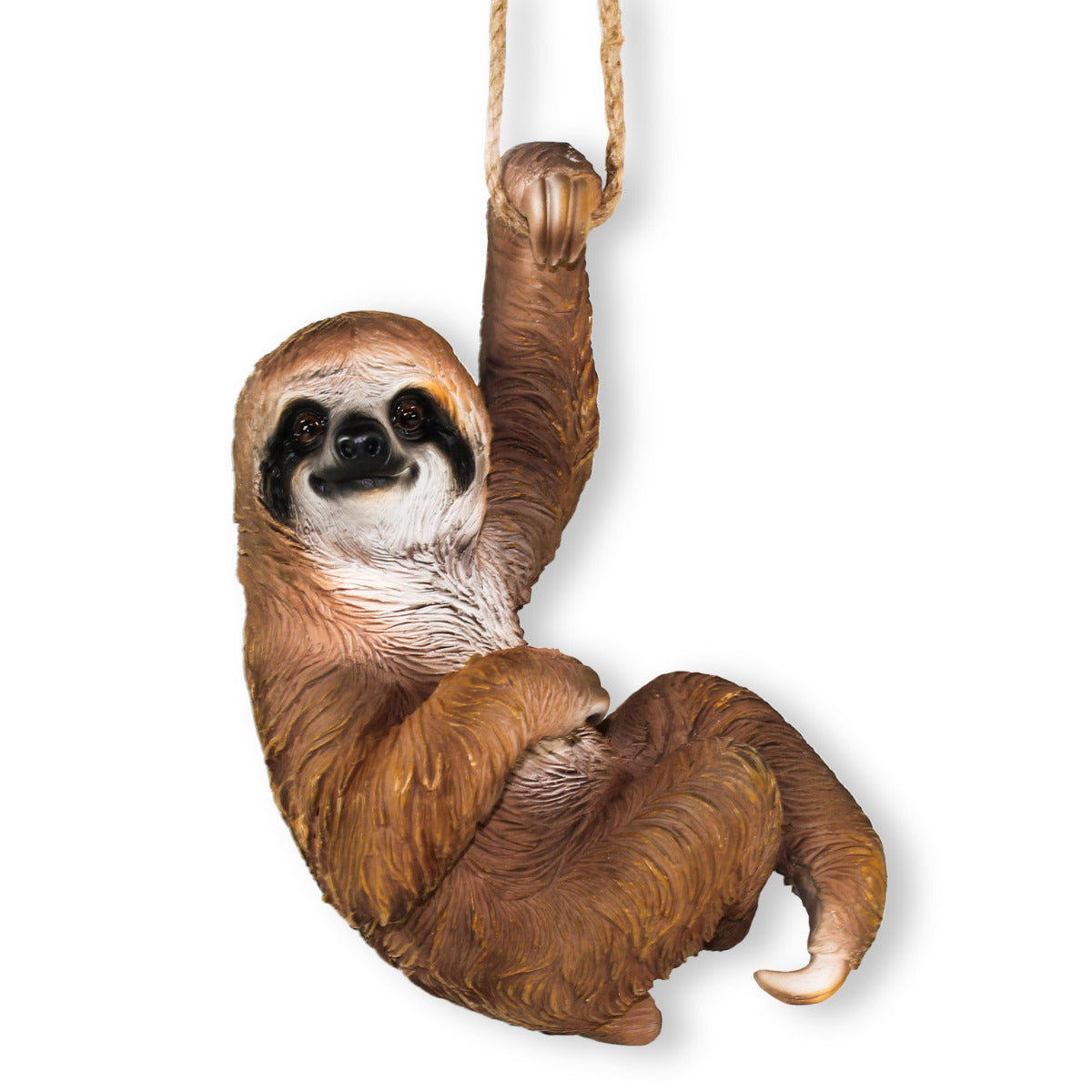 Faultier Figur hängend groß Faultier Deko Faultier Gartenfigur