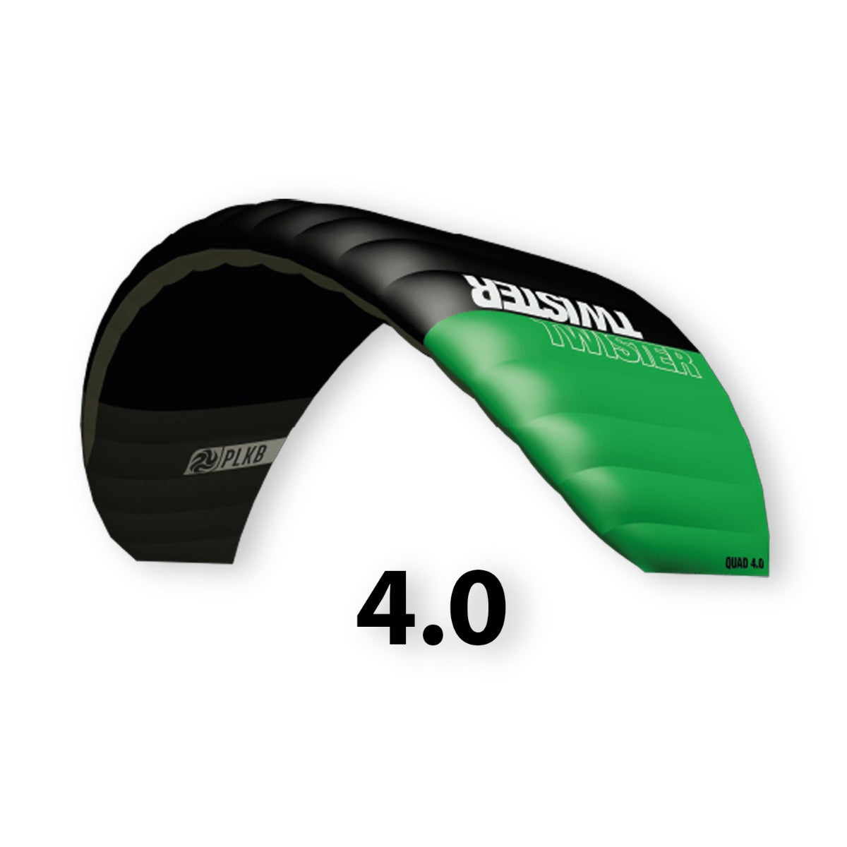 Lenkmatte Peter Lynn Twister 4.0 Vierleiner Drachen Powerkite PLKB Twister 4.0 mit Bar Lenkdrachen Kite