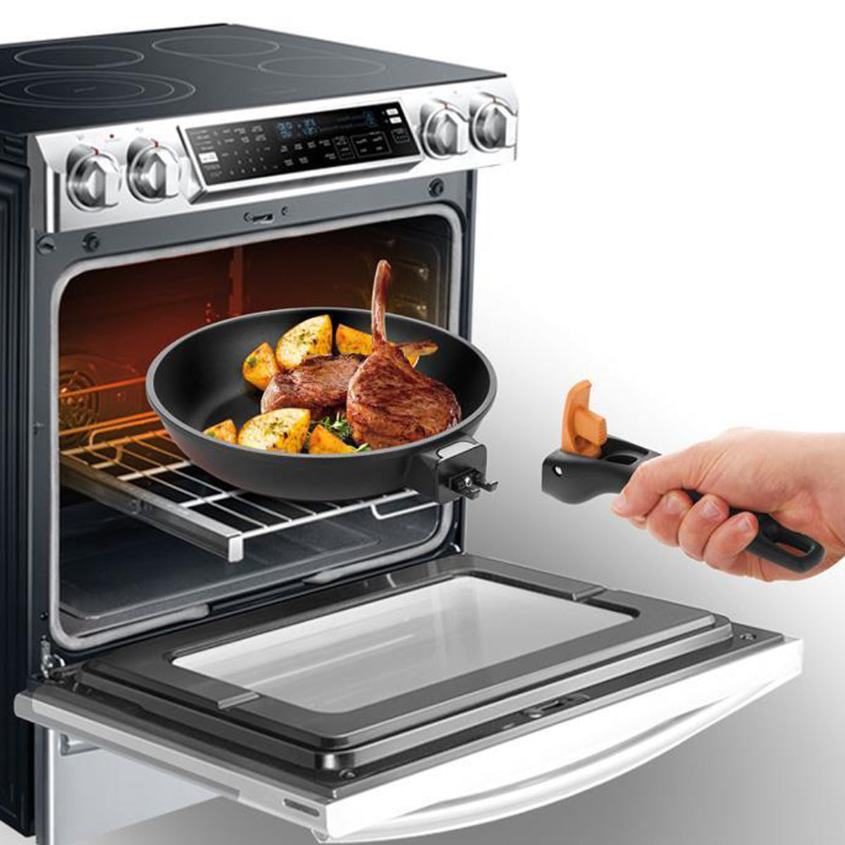 Tescoma Bratpfanne SmartClick 24 cm Induktion Pfanne antihaftbeschichtet