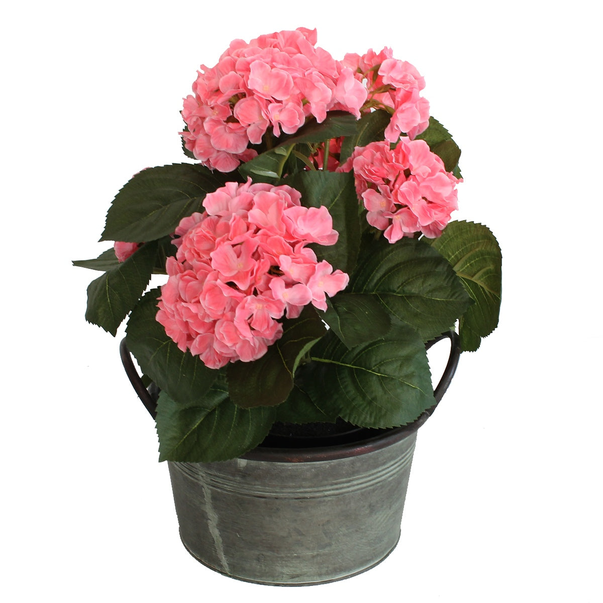 Pflanztopf Pflanzgefäß Zinktopf Old Green 24cm Ø Rund Blumentopf Metall Übertopf