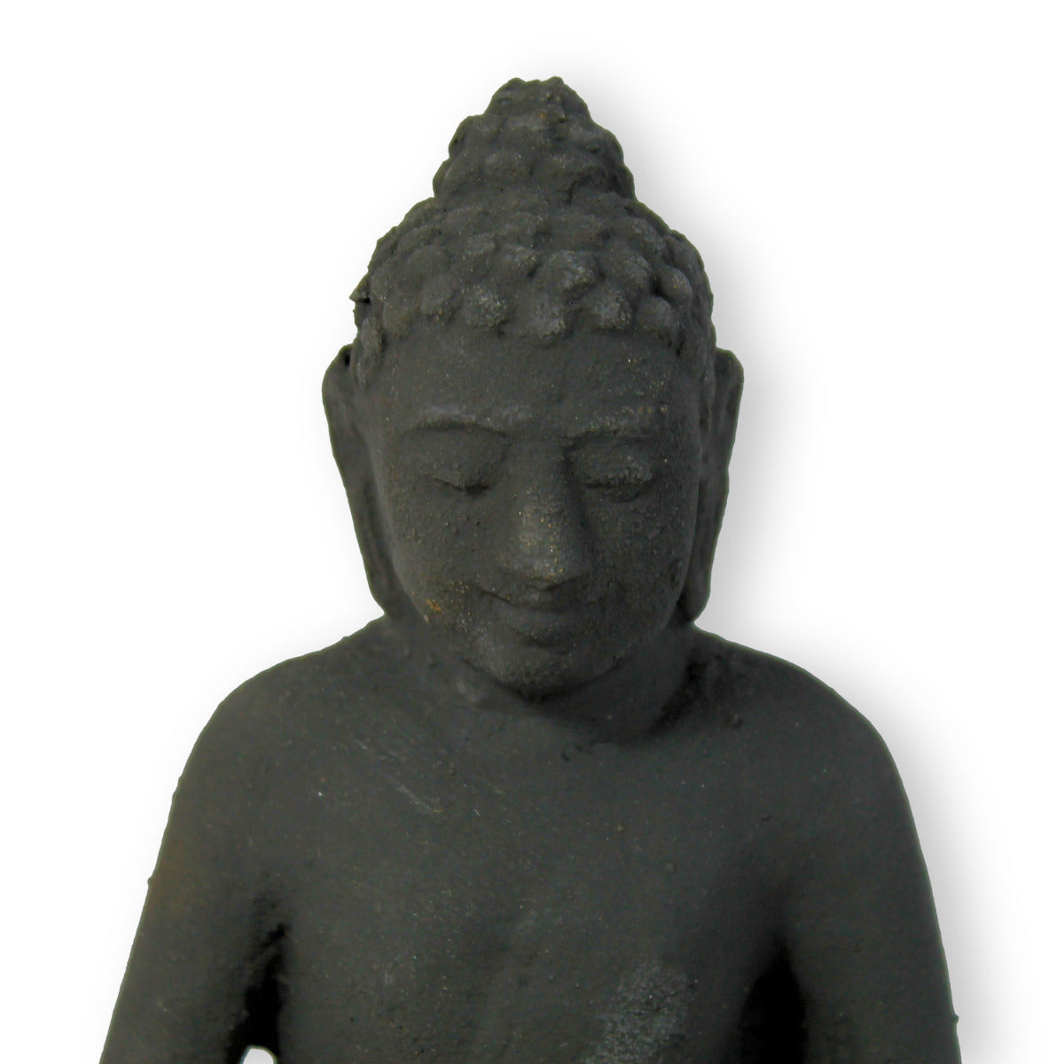 Dekofigur Buddha 3er Set aus Stein Meditation Feng Shui Gartenfigur Dekoration