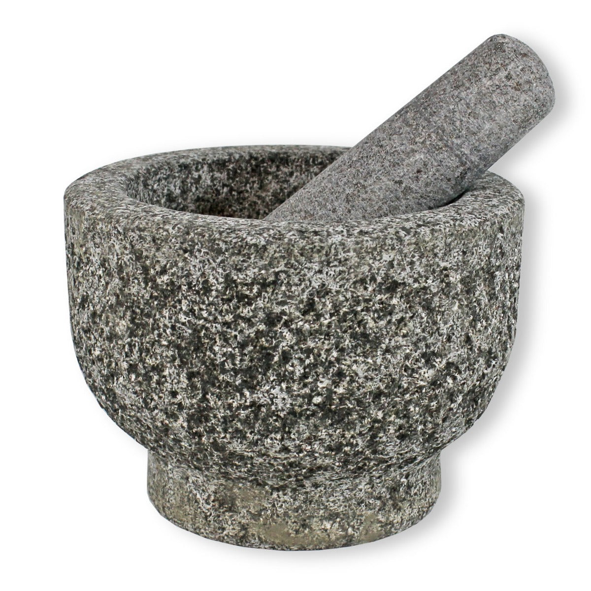 Granitmörser mit Stößel Zerkleinerer Gewürzmühle Granit Mörser