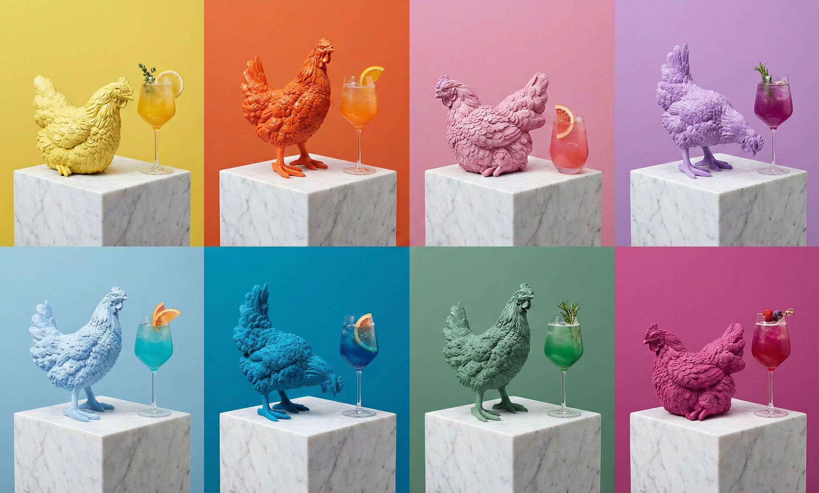 Deko Hühner „DekoDiven“ – Huhn Deko, Hühnerfigur & Gartendeko in vielen Farben und Varianten