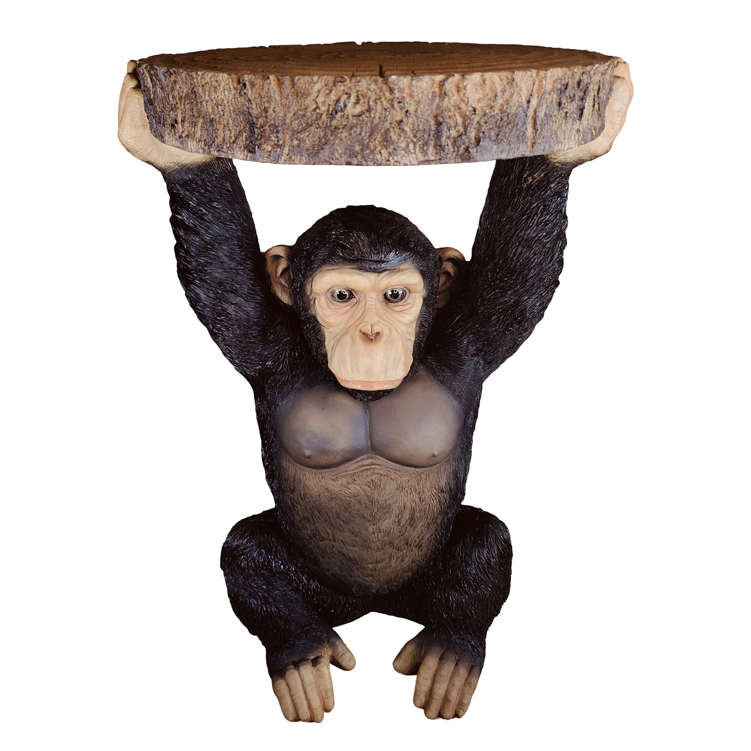 Beistelltisch Tiere Affe als Telefontisch - Beistelltisch Design klein für Garten & Wohnbereich