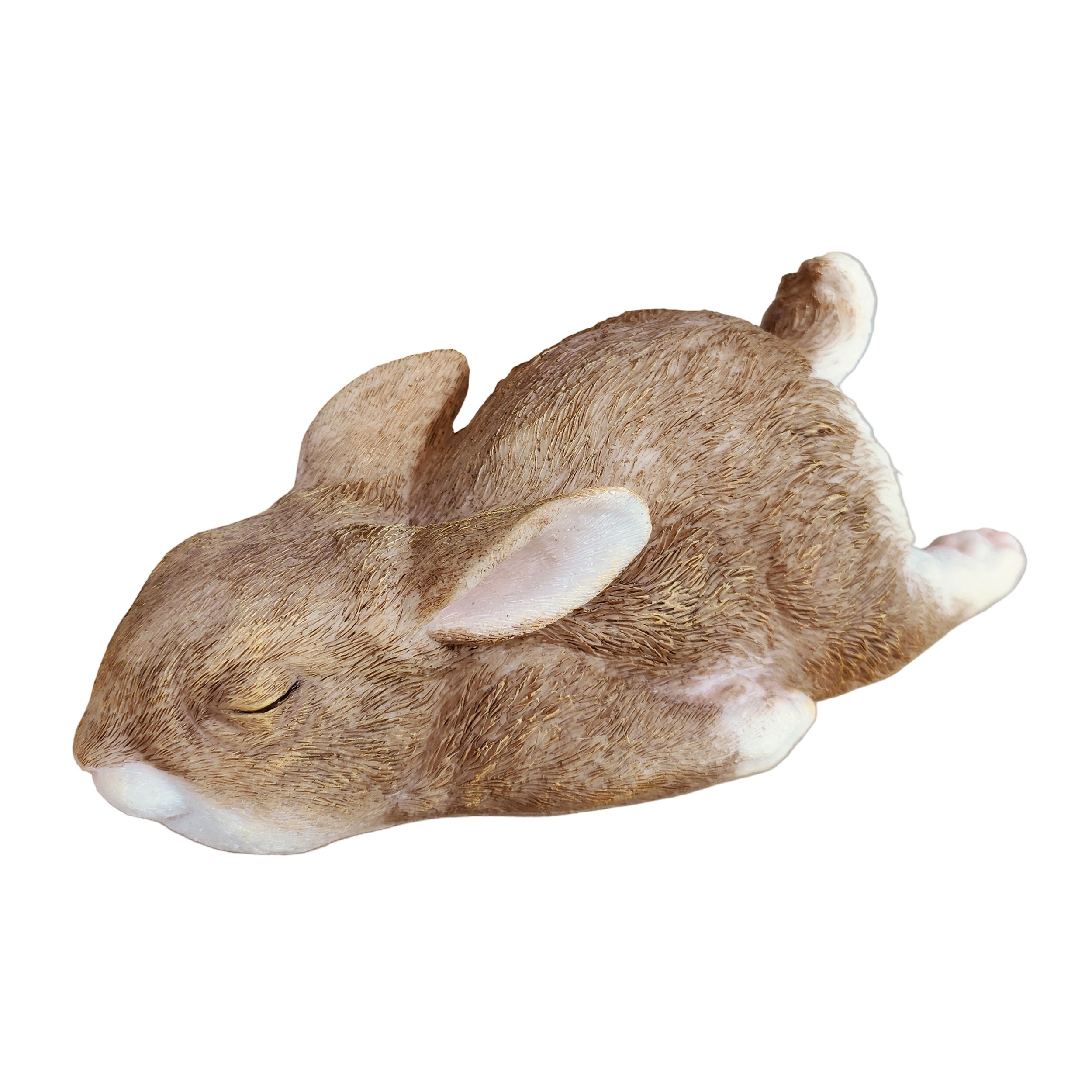 Deko Hase schlafend Hasenfigur Osterhase Deko Hase Figur für Haus und Garten