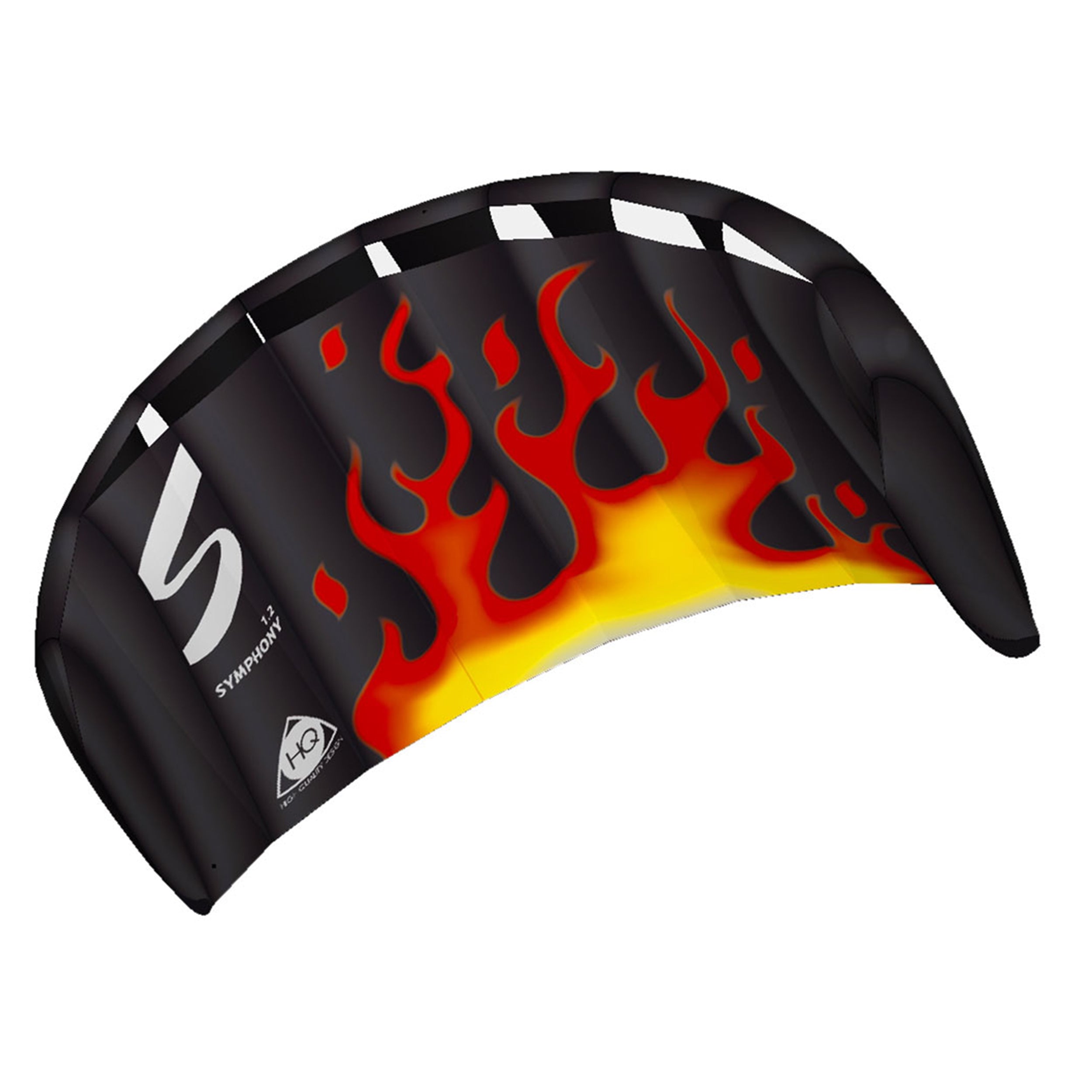 HQ Lenkmatte Symphony Beach III 1.3 Flame R2F Allround Lenkdrachen Kite