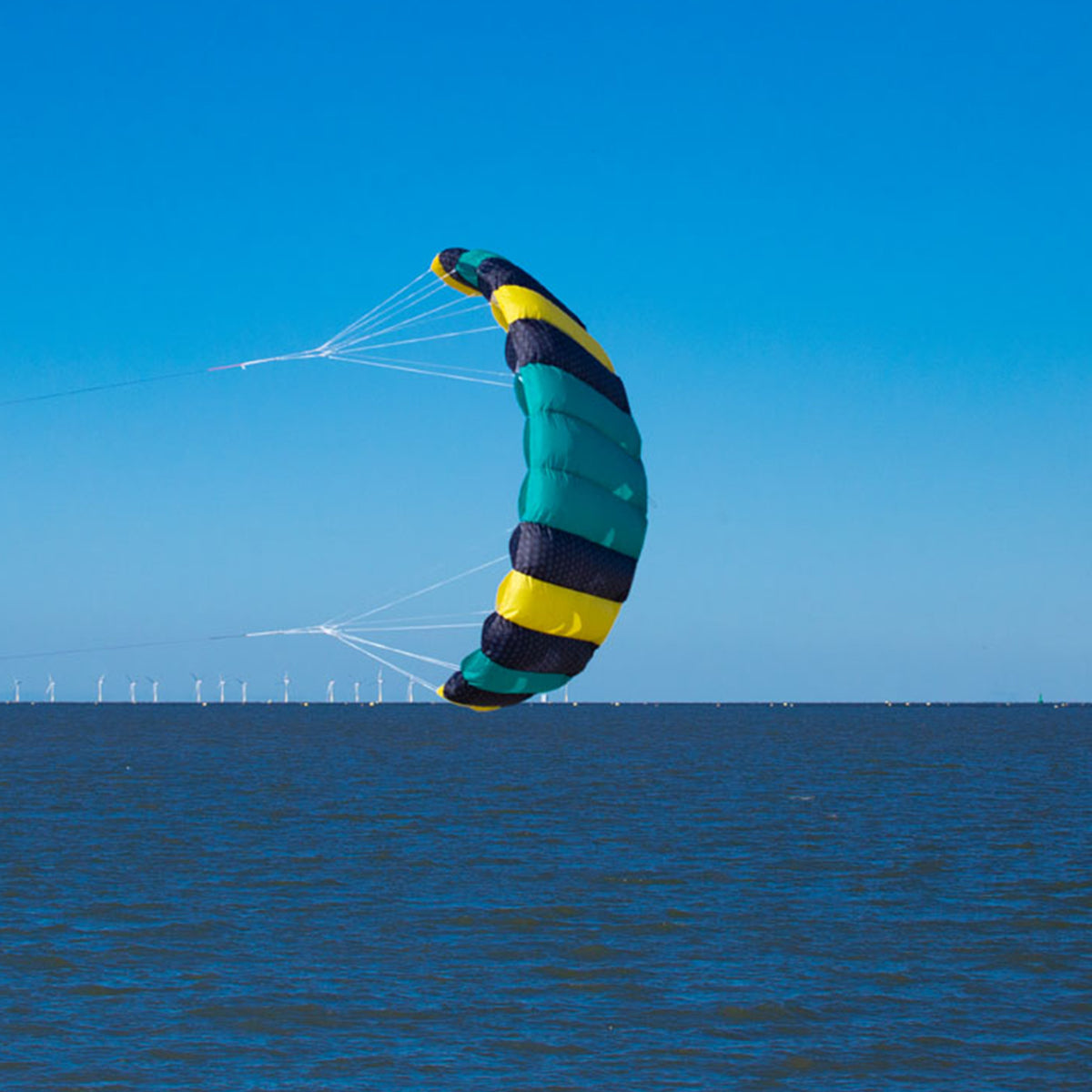 HQ Lenkmatte Symphony Beach III 2.2 Aqua R2F Allround Lenkdrachen Kite