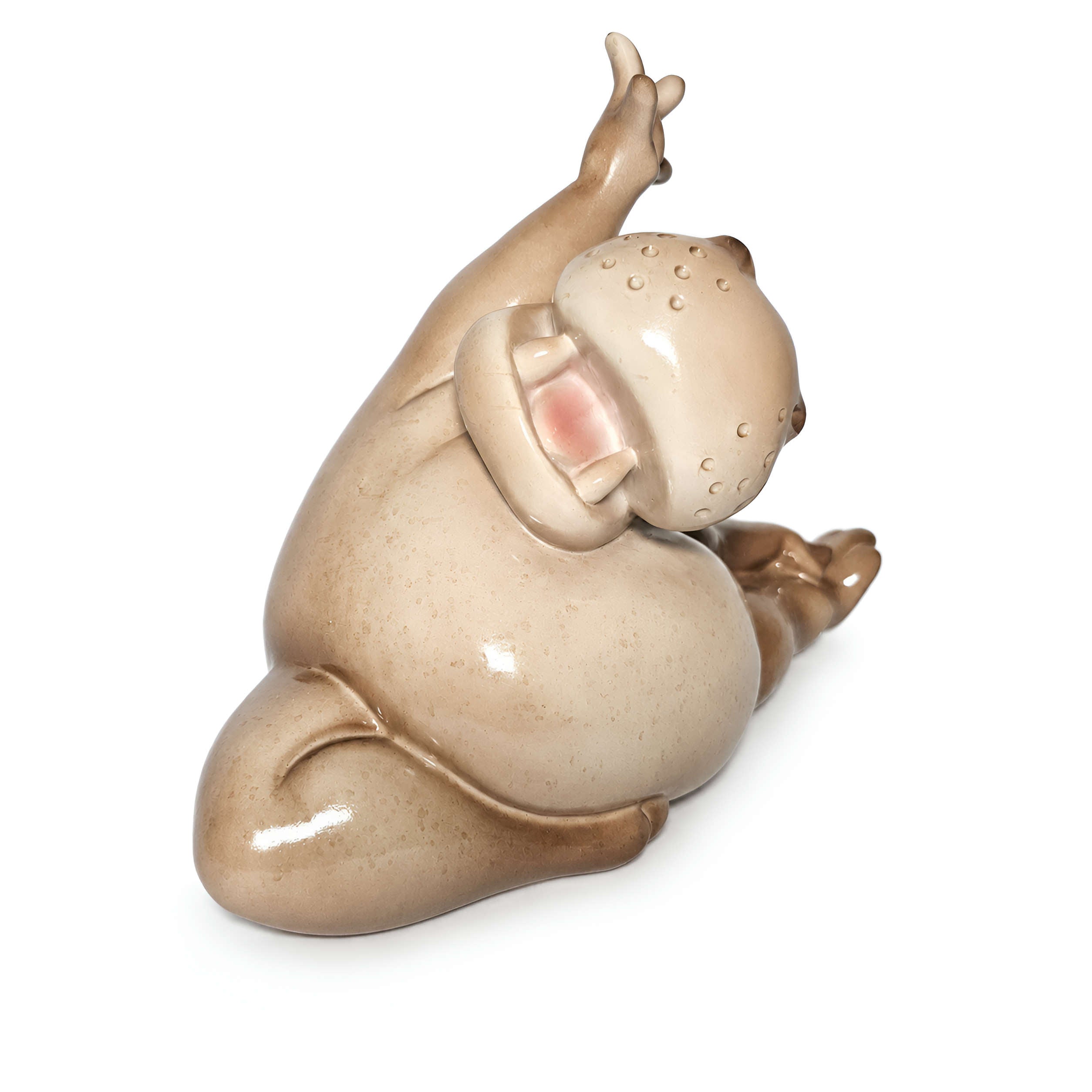 Yoga Nilpferd Figur glänzend sitzend & Stretch für innen und außen