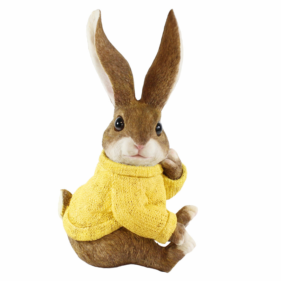 Dekohasen XL mit Pullover Osterhase Deko groß Deko Hasen für den Garten versch. Farben