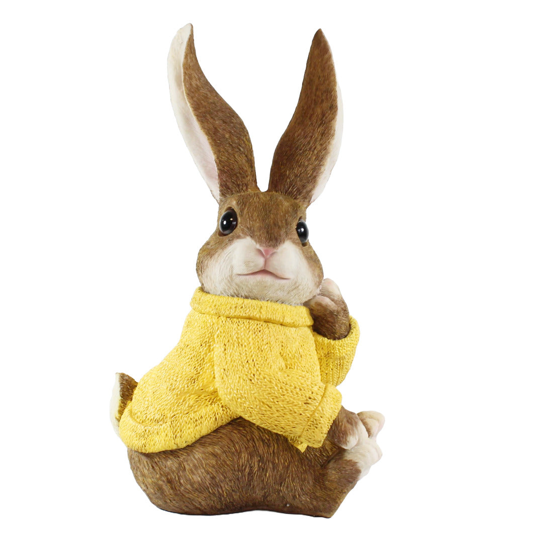 Dekohasen XL mit Pullover Osterhase Deko groß Deko Hasen für den Garten versch. Farben