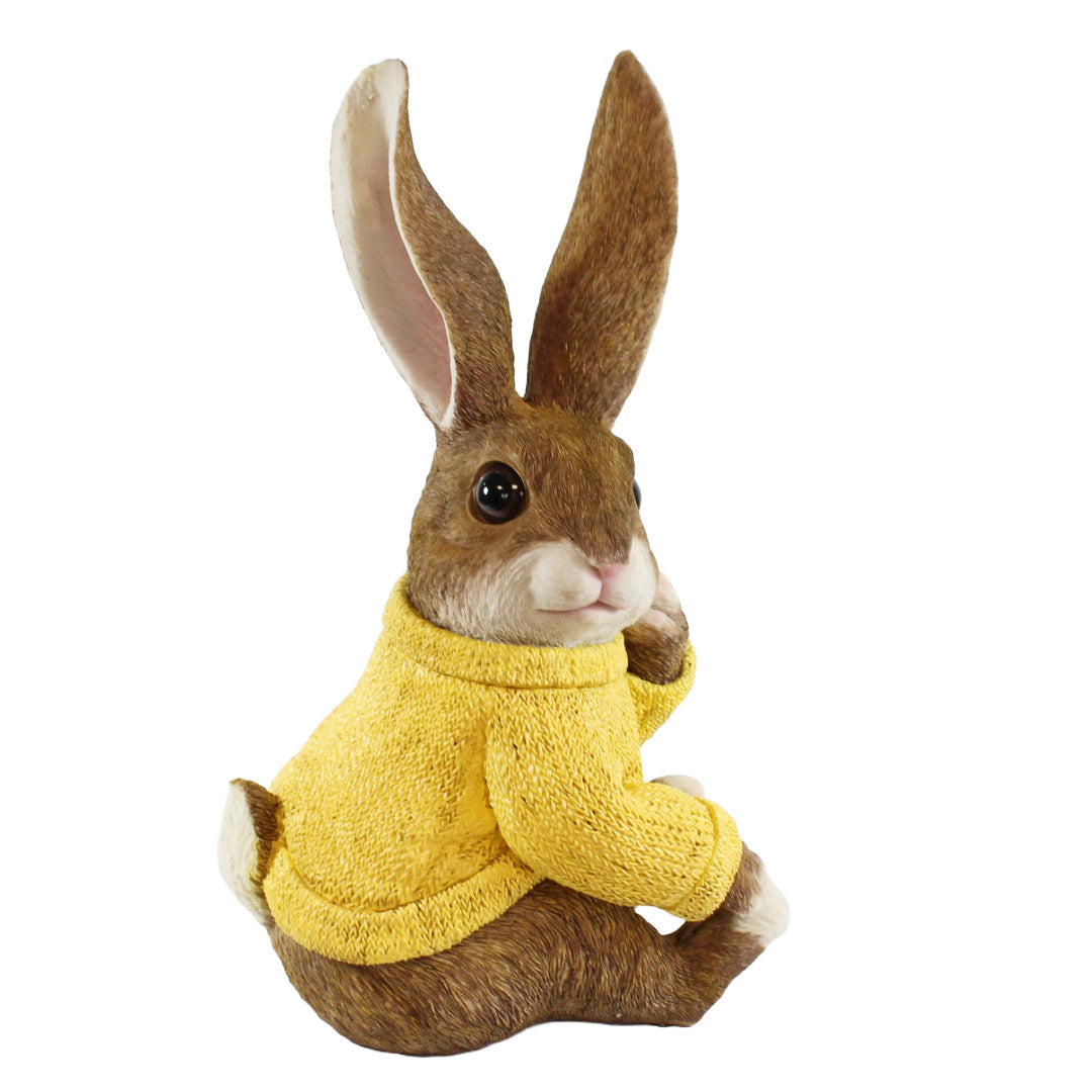 Dekohasen XL mit Pullover Osterhase Deko groß Deko Hasen für den Garten versch. Farben