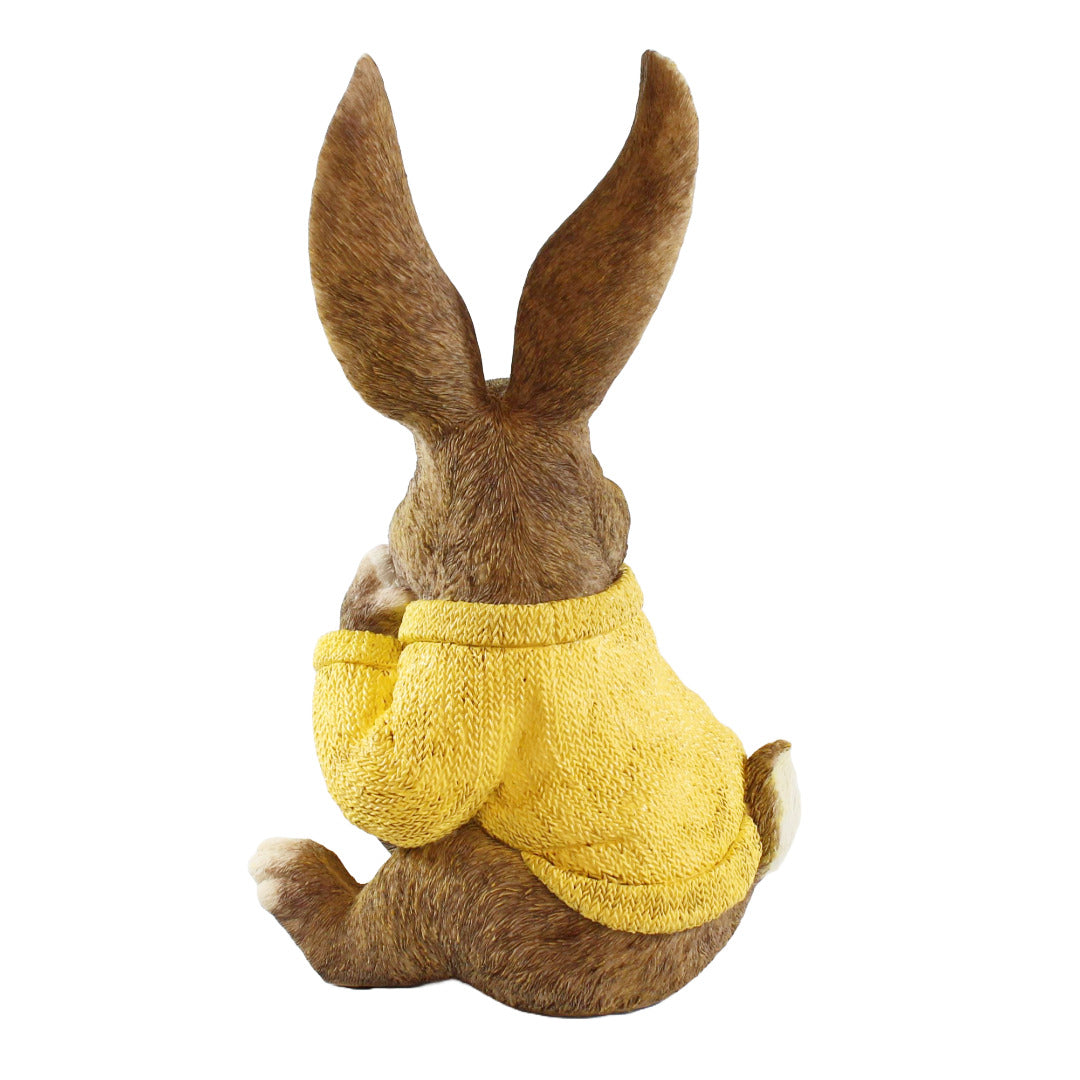 Dekohasen XL mit Pullover Osterhase Deko groß Deko Hasen für den Garten versch. Farben