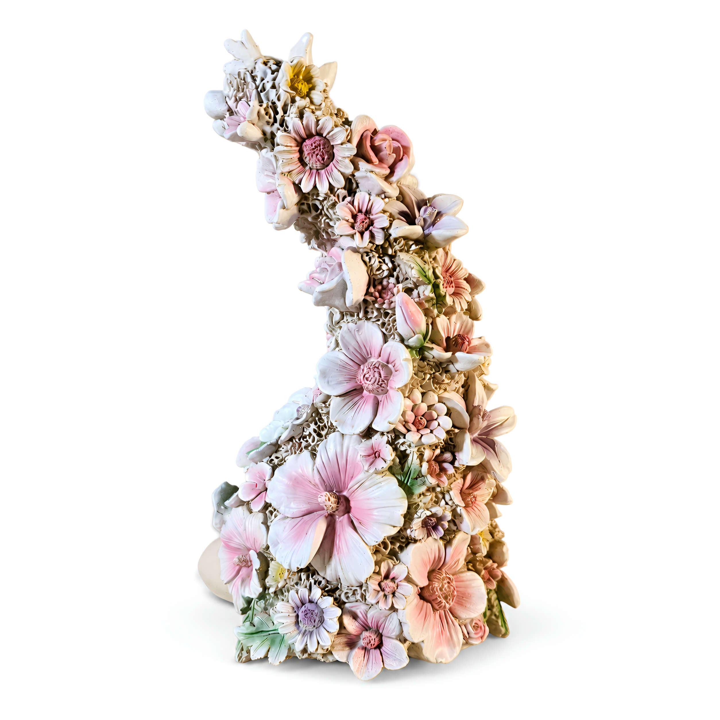 Blumenkind Dekofigur Blumenmädchen Figur für Haus & Garten in 2 Größen