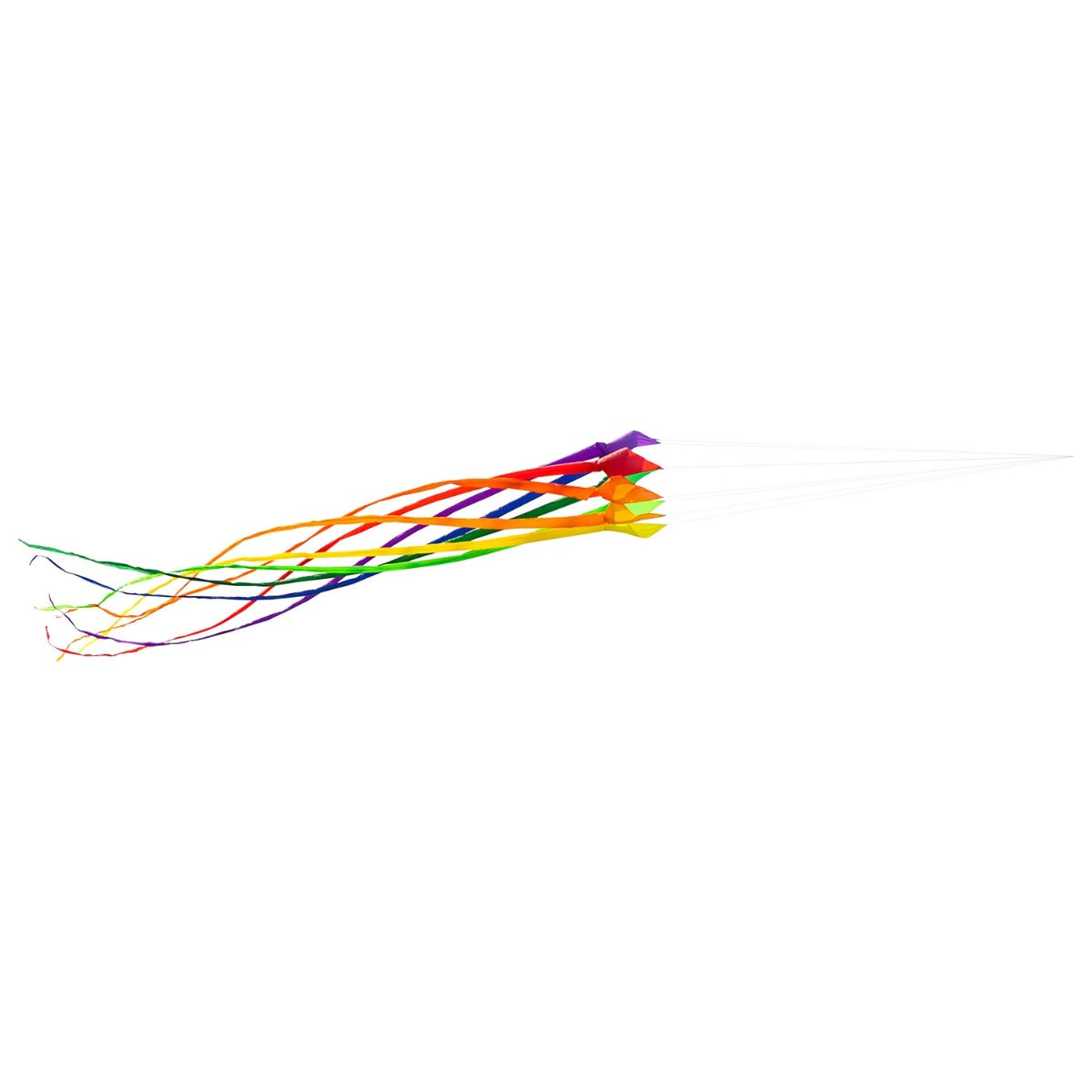 Drachenschwanz HQ Soft Swirl Rainbow 6 m Leinenschmuck Drachenzubehör