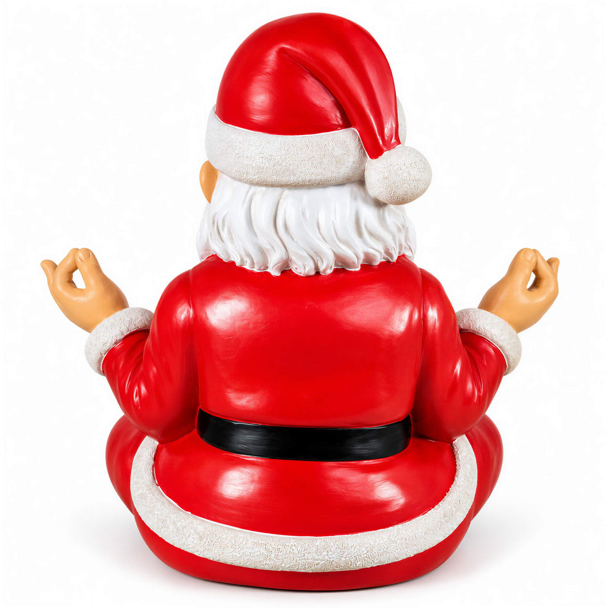 Weihnachtsmann Figur lustig Yoga oder kniend Weihnachtsdeko für Haus und Garten
