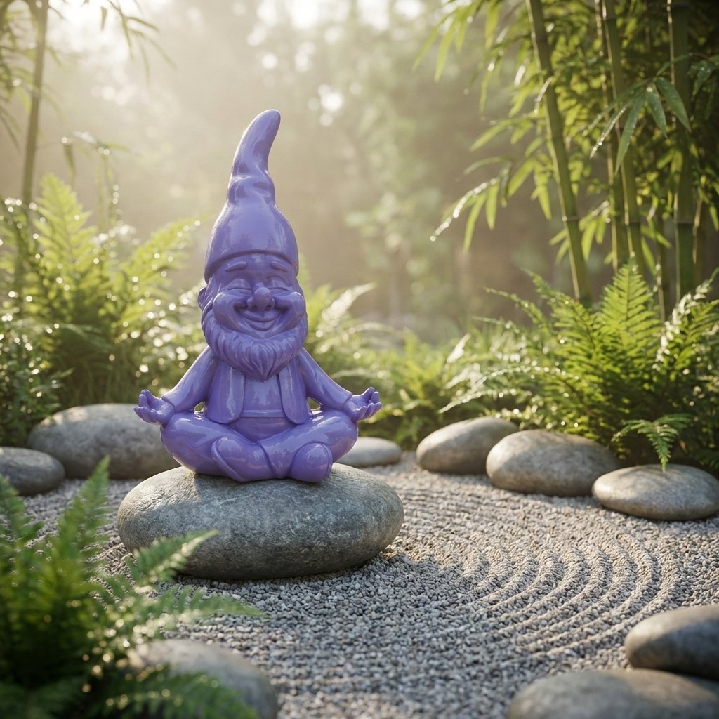 Yoga Gartenzwerg -GartenPoser- Zwerg Deko in Pastell Hochglanz 2 Größen 6 Farben (ZenPoser)