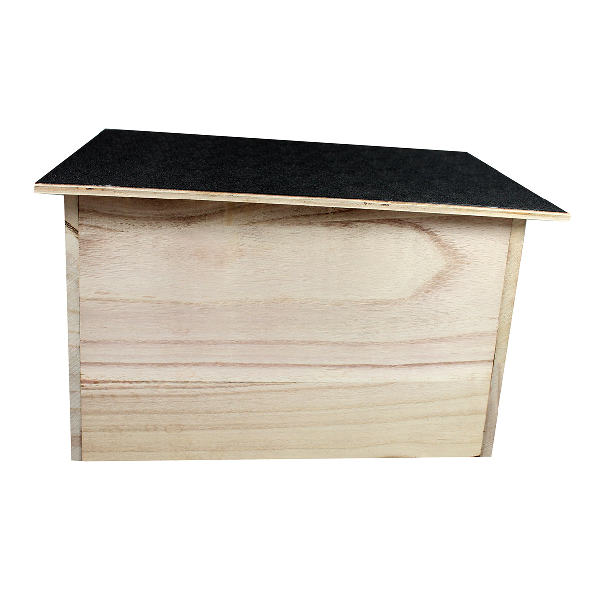 Igelhaus aus FSC-Holz mit Katzenschutz – wetterfestes Igelhotel mit abnehmbarem Dach