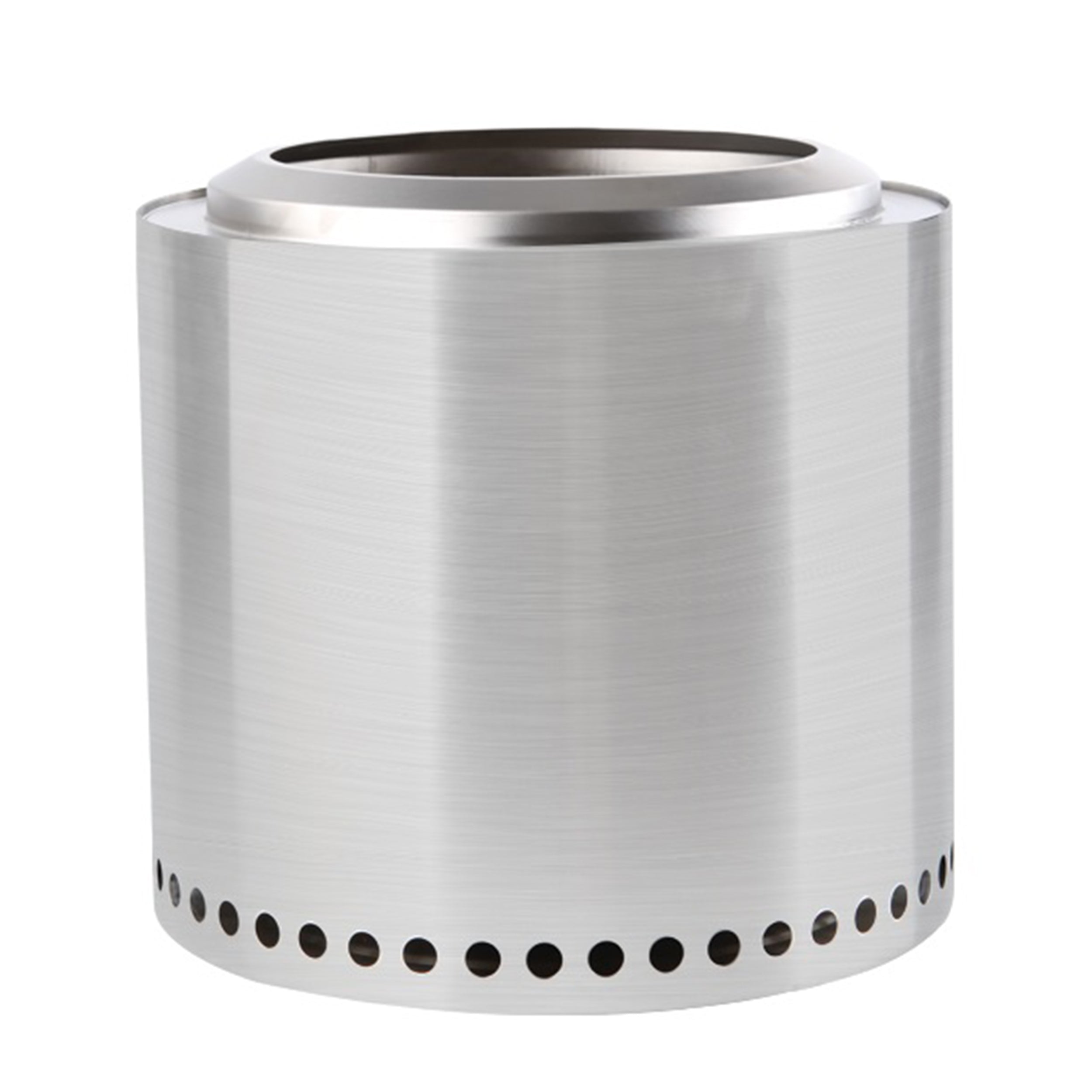 Rauchfreie Feuerschale Edelstahl klein Feuerstelle für Garten Terrasse Balkon