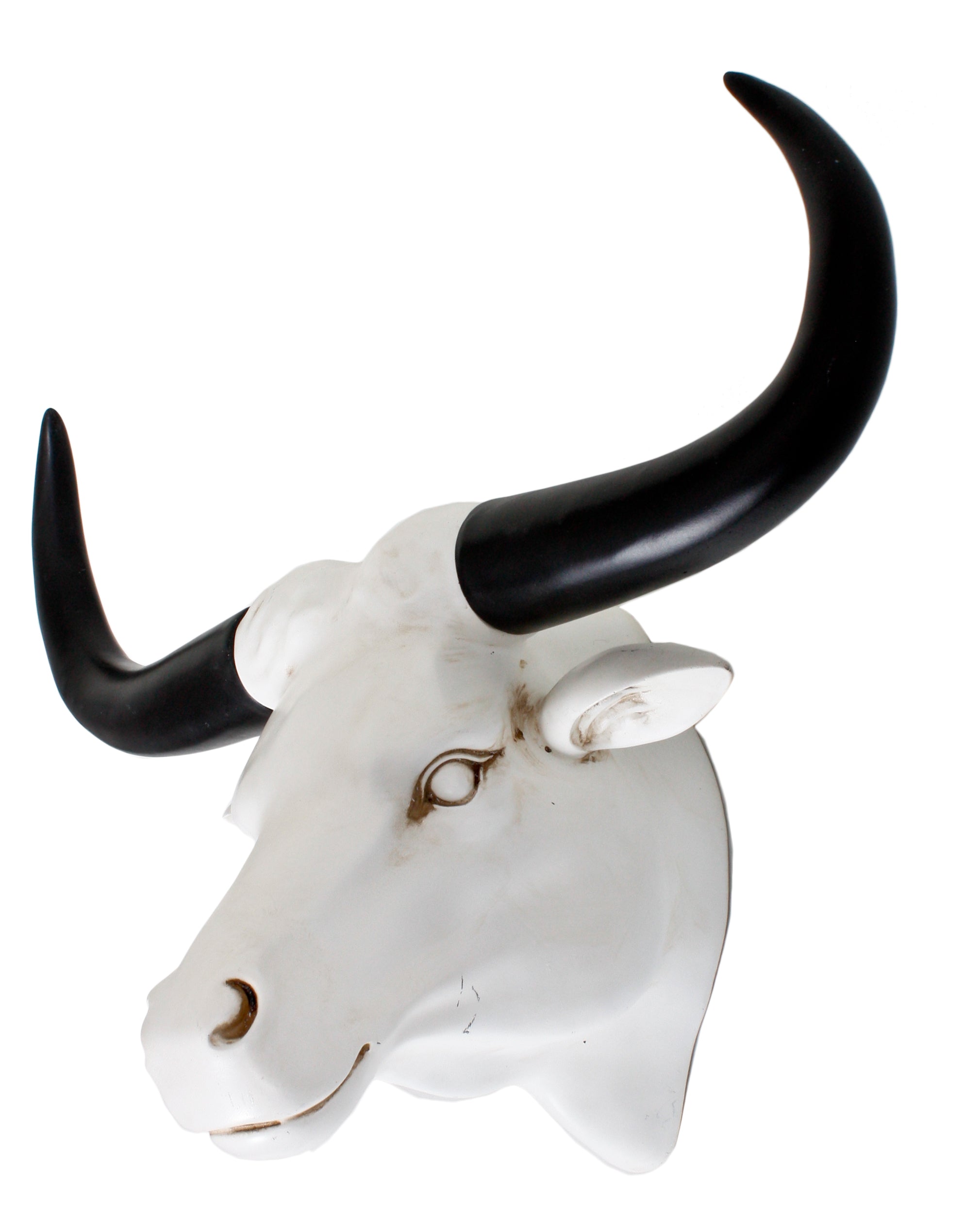 2er Set Geweih BÜFFEL Wanddeko Trophäe Wandschmuck modern Garden Pleasure