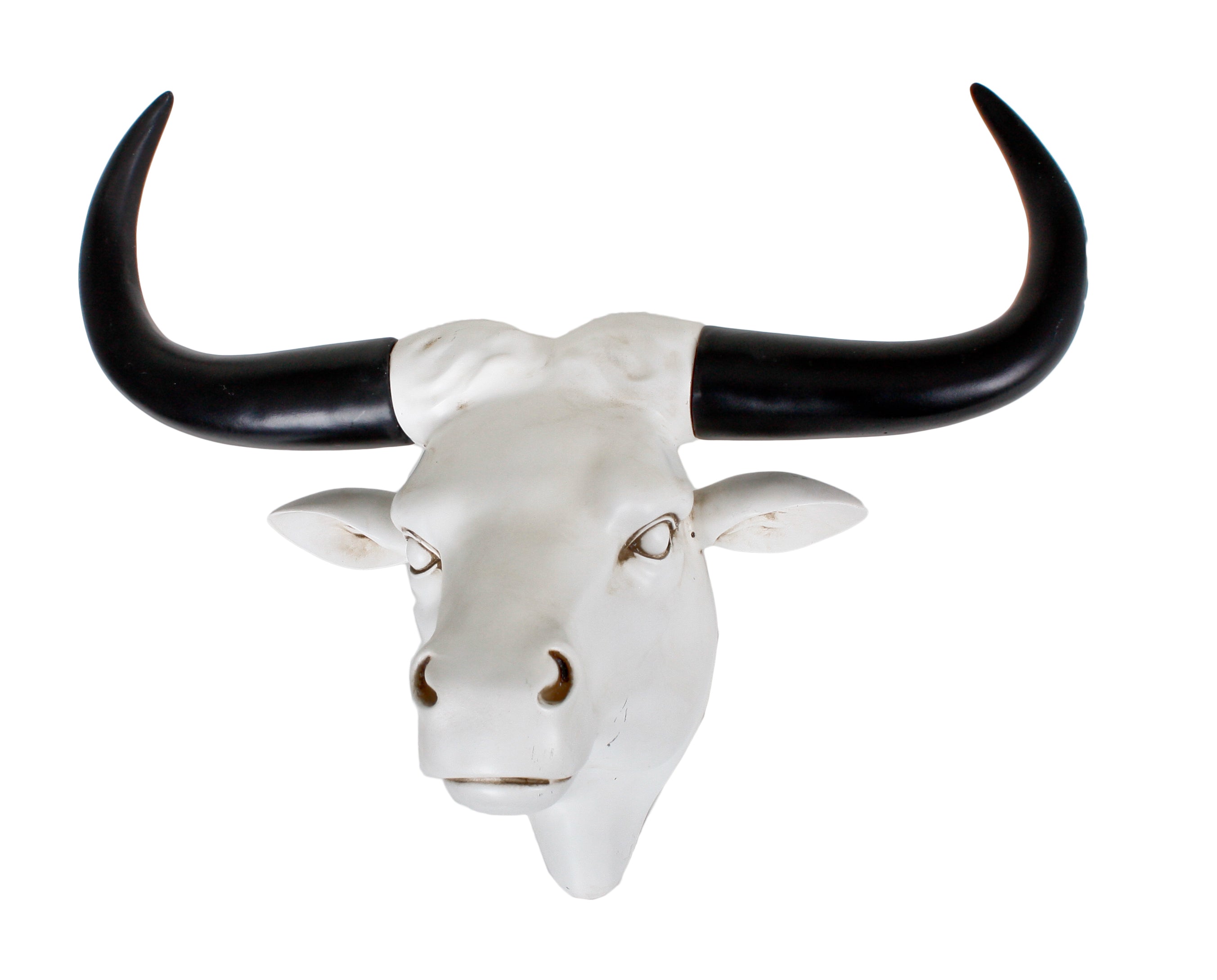 2er Set Geweih BÜFFEL Wanddeko Trophäe Wandschmuck modern Garden Pleasure