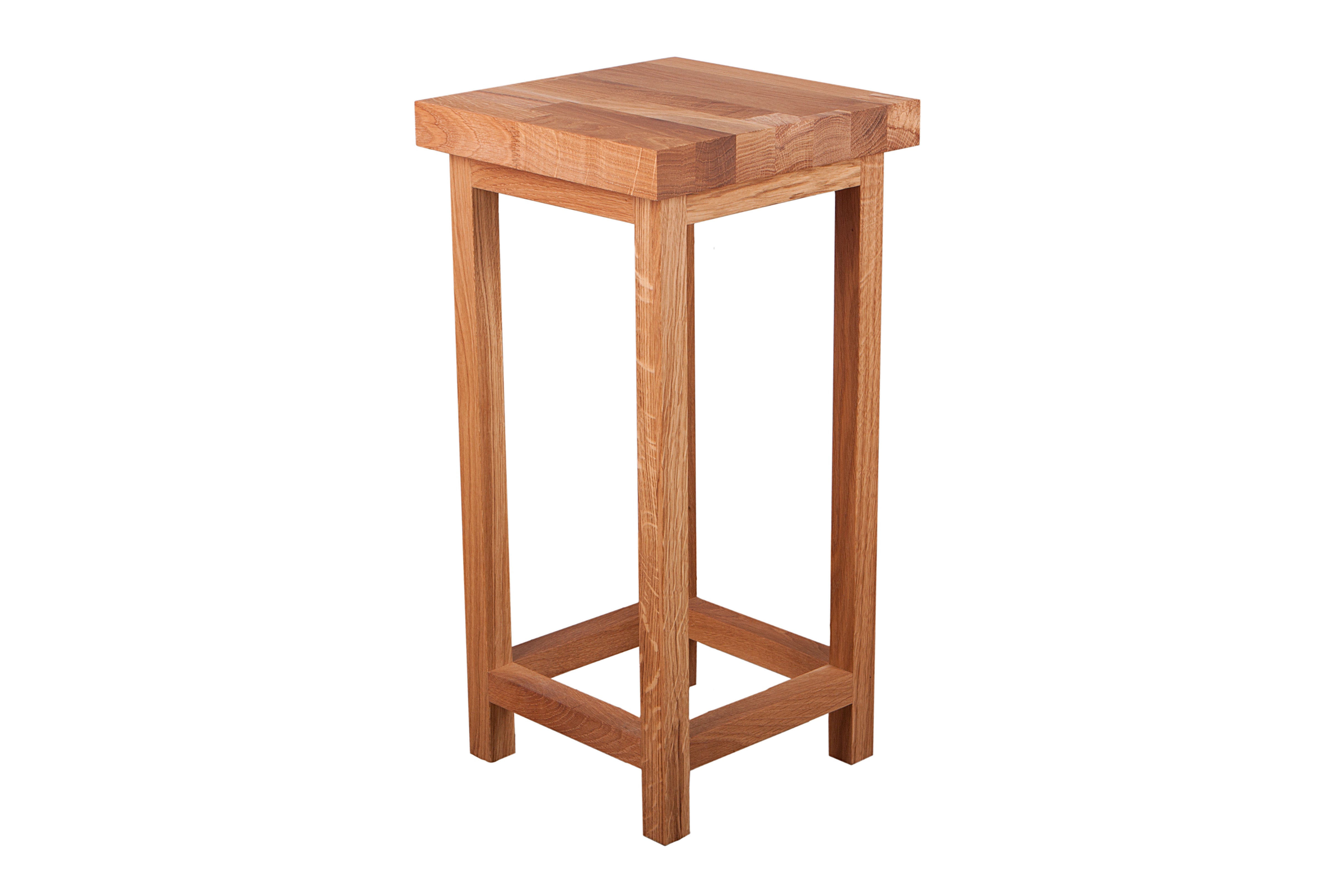 Blumenständer MAX 4 Pflanzenhocker aus Eiche Blumenhocker Holzsäule massiv Interia Home & Living