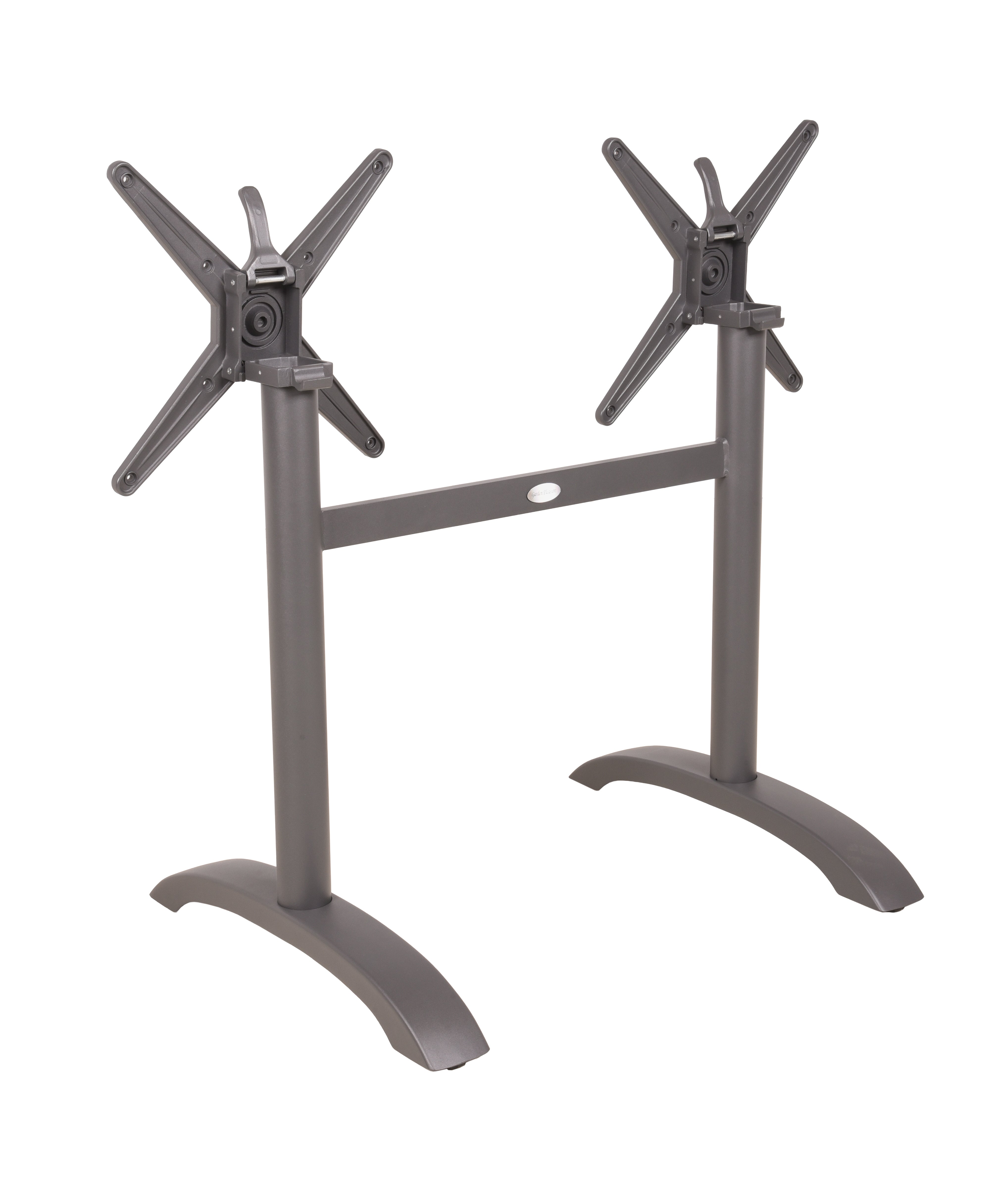 Tischgestell PAMIR Doppelwangen Tischfuß Aluminium anthrazit Garden Pleasure