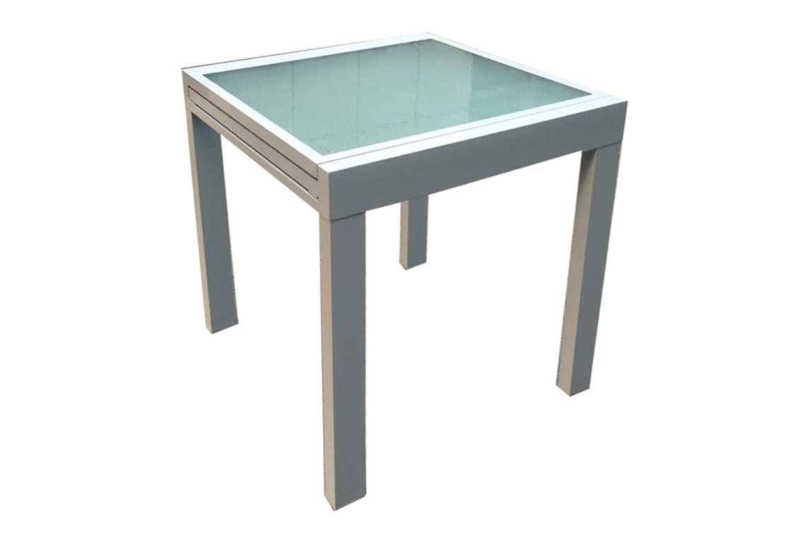 Gartentisch LOLA Ausziehtisch Esstisch Aluminium ausziehbar 65-130cm Garden Pleasure