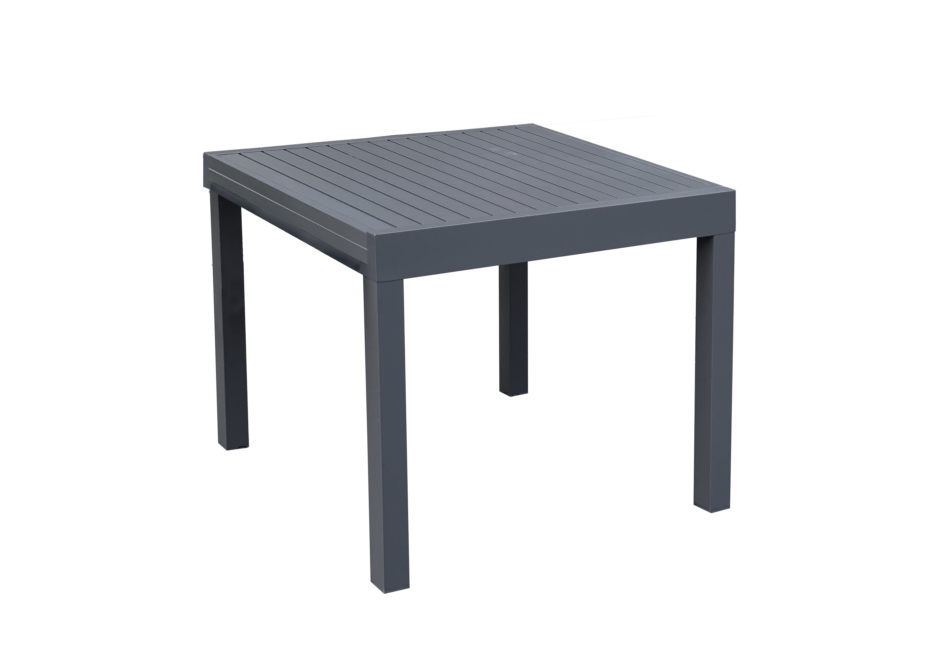 Tischgruppe ELENA 3-tlg. Sitzgruppe Aluminium Ausziehtisch Stapelstühle Garden Pleasure