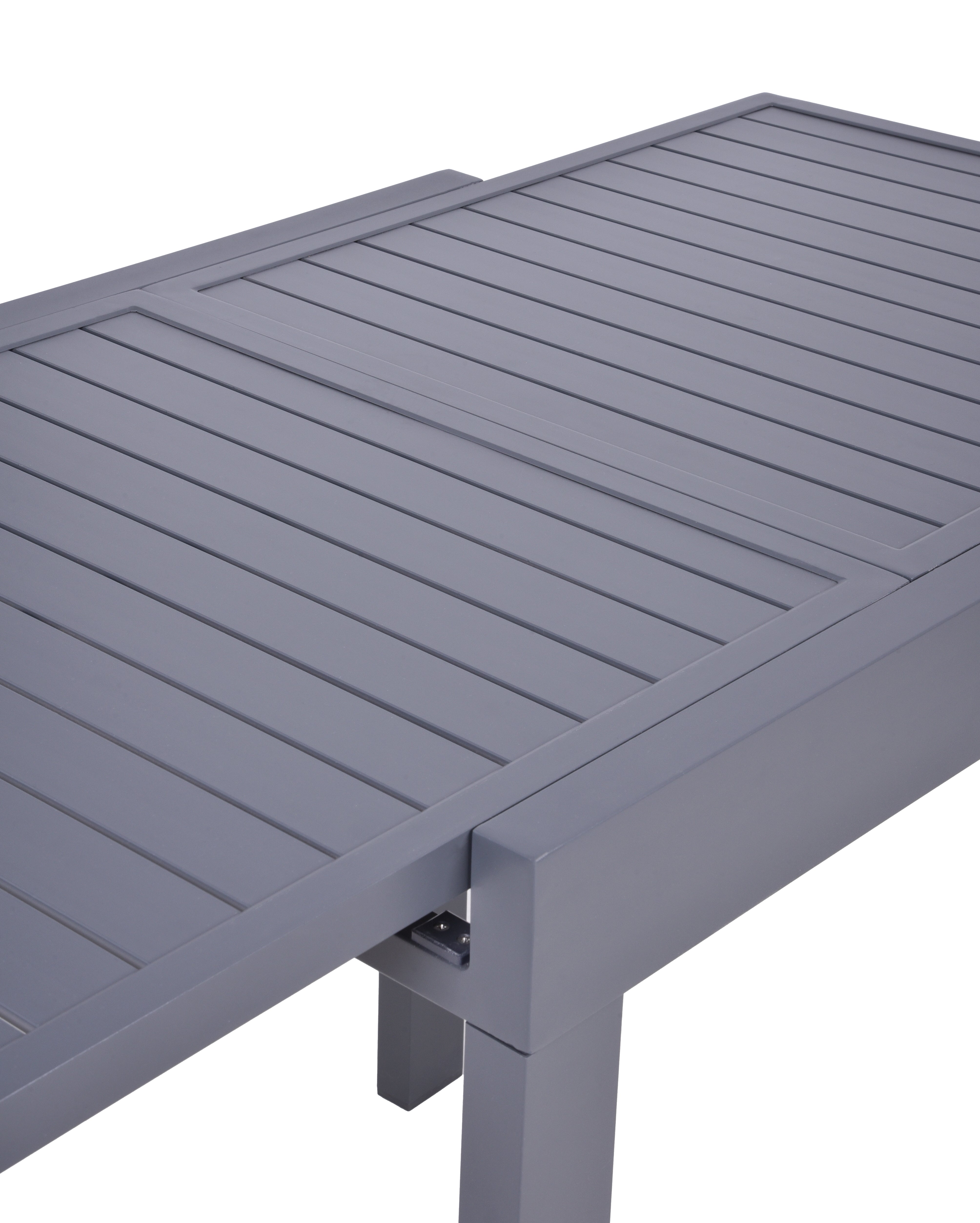 Gartentisch ELENA Ausziehtisch Esstisch Aluminium ausziehbar 90-180cm Garden Pleasure