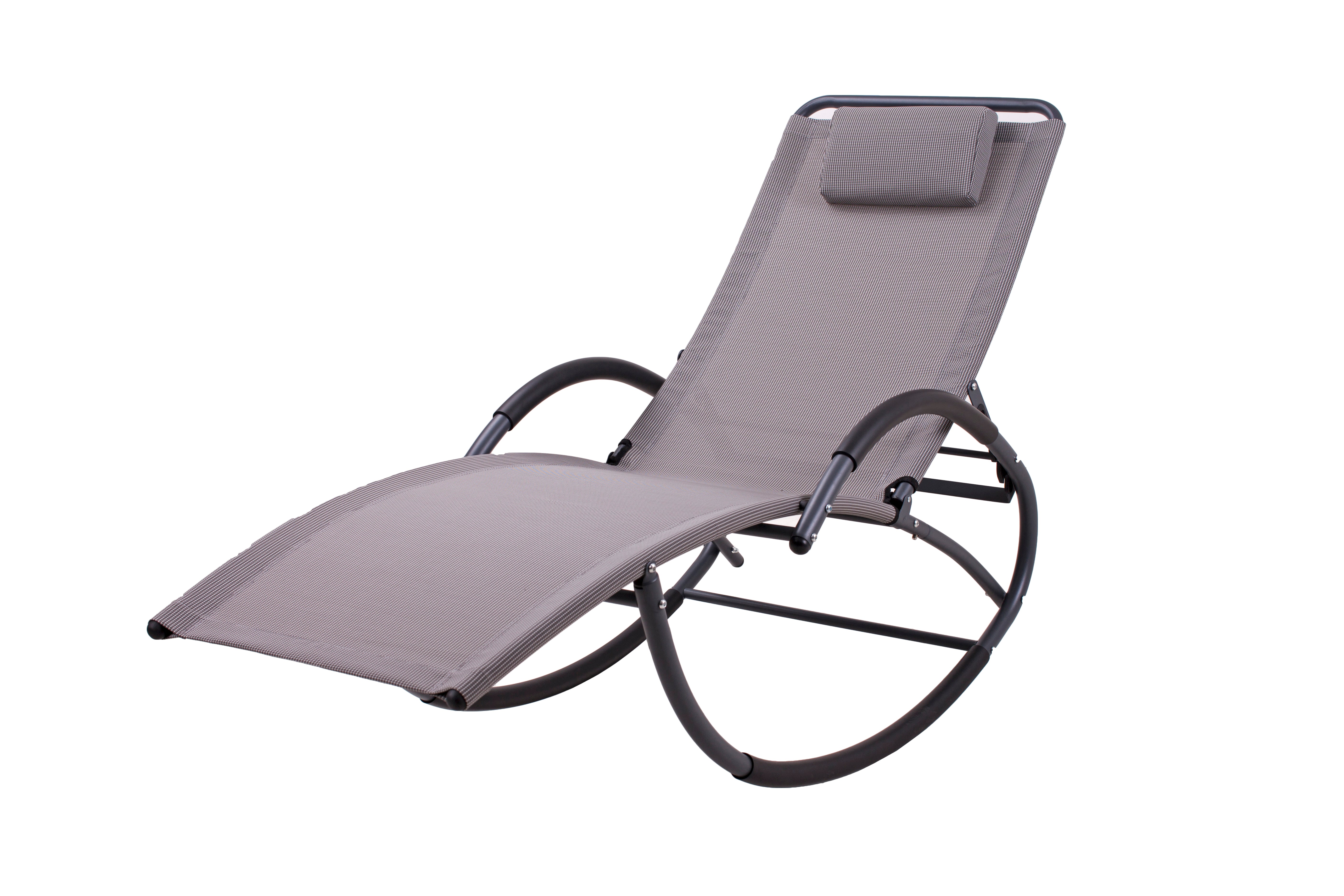 Schaukelliege SIROS Relaxliege Gartenliege Schaukelstuhl mit Kissen ergonomisch Garden Pleasure