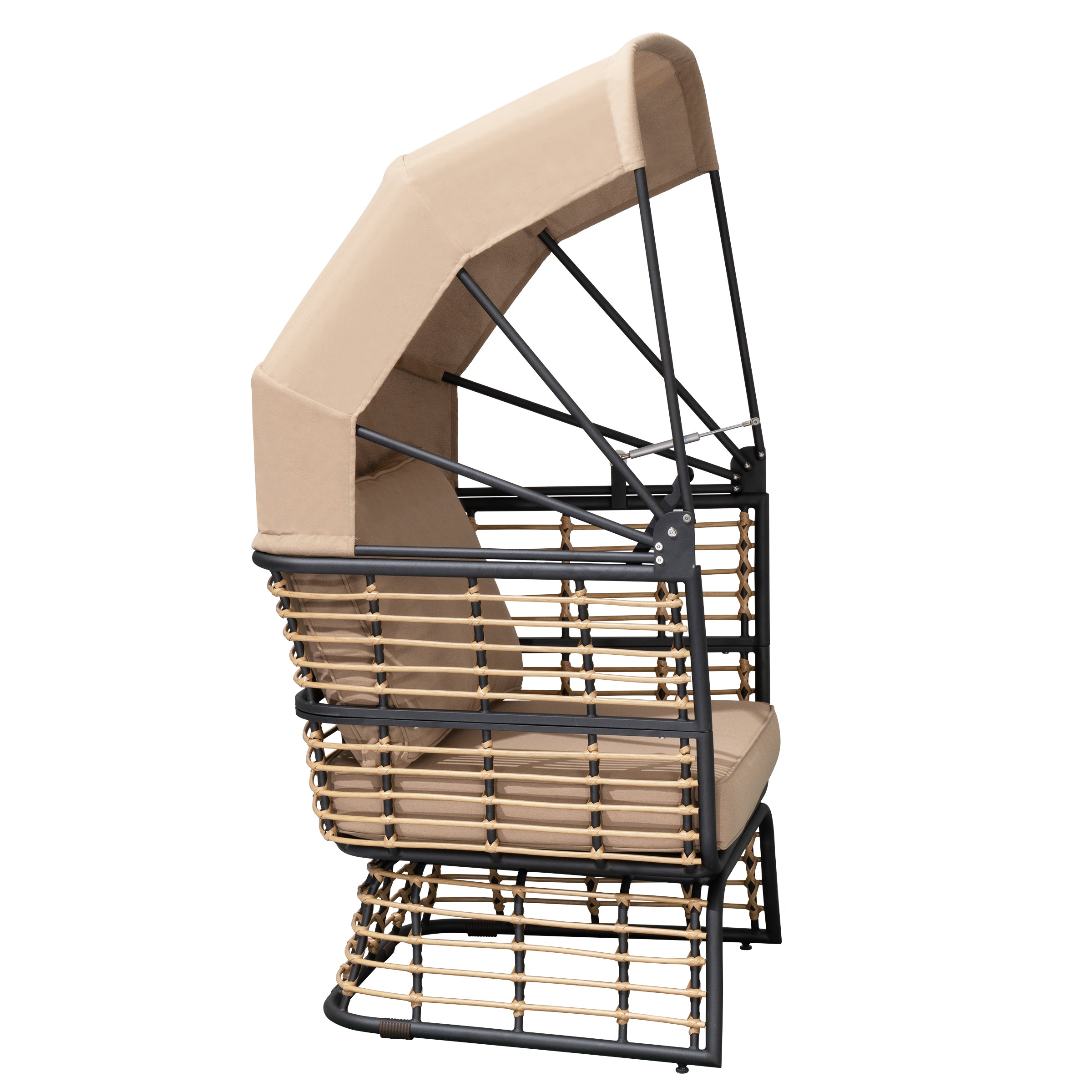 Relaxsessel PAROS Loungesessel Gartensessel Hängesessel mit Sonnendach elegant Garden Pleasure