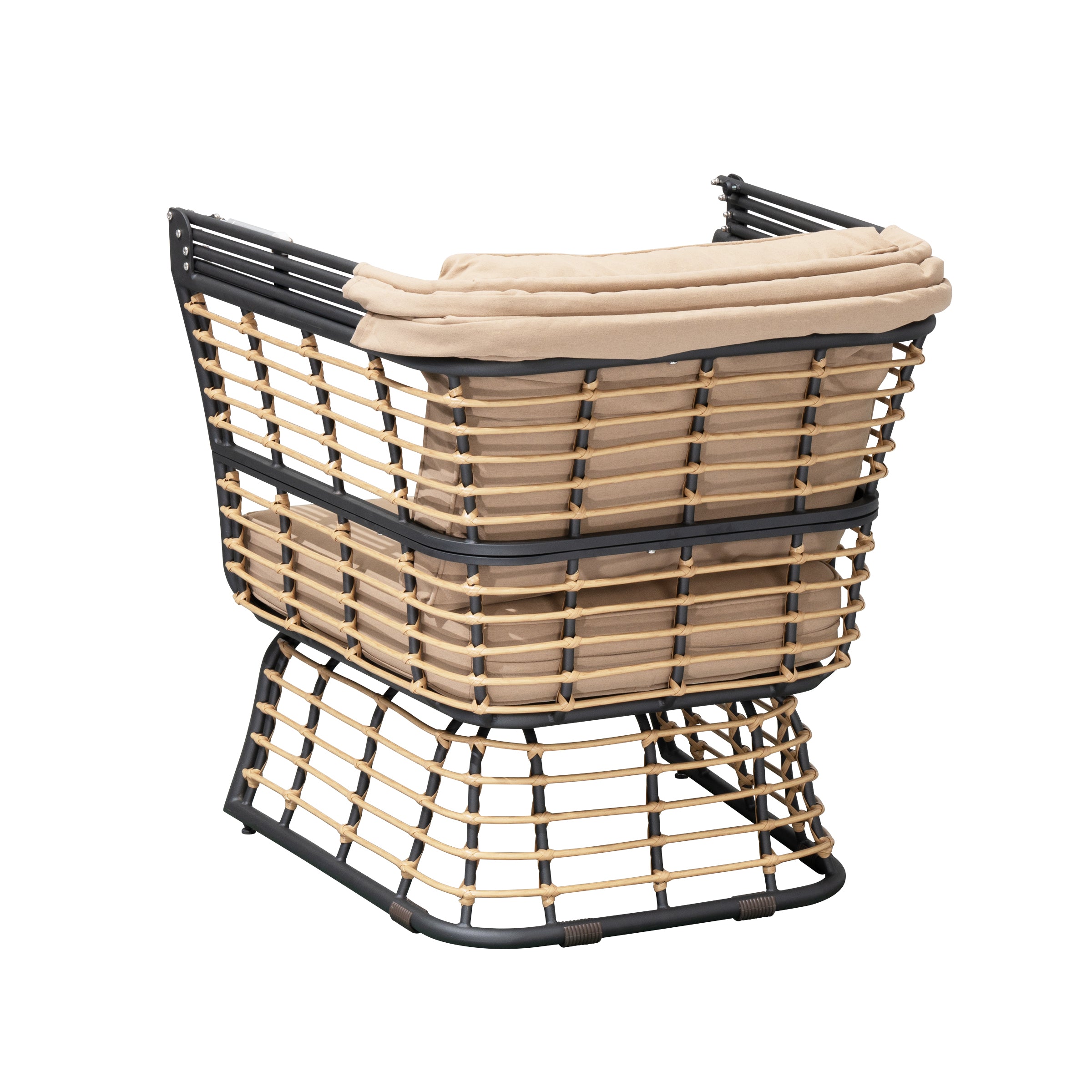 Relaxsessel PAROS Loungesessel Gartensessel Hängesessel mit Sonnendach elegant Garden Pleasure