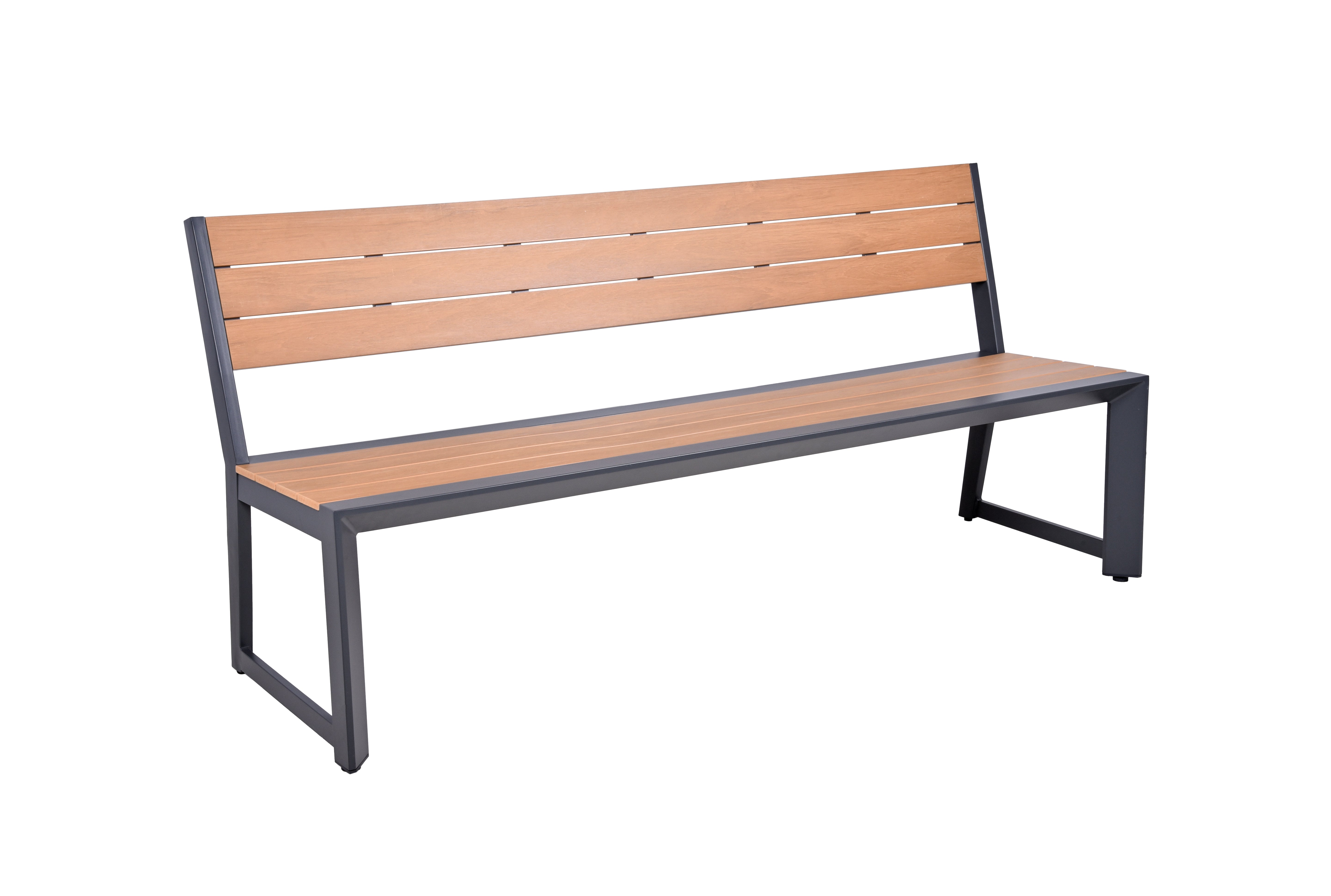 Gartenbank SILEA Sitzbank 3-Sitzer Parkbank Aluminium Non-Wood Garden Pleasure