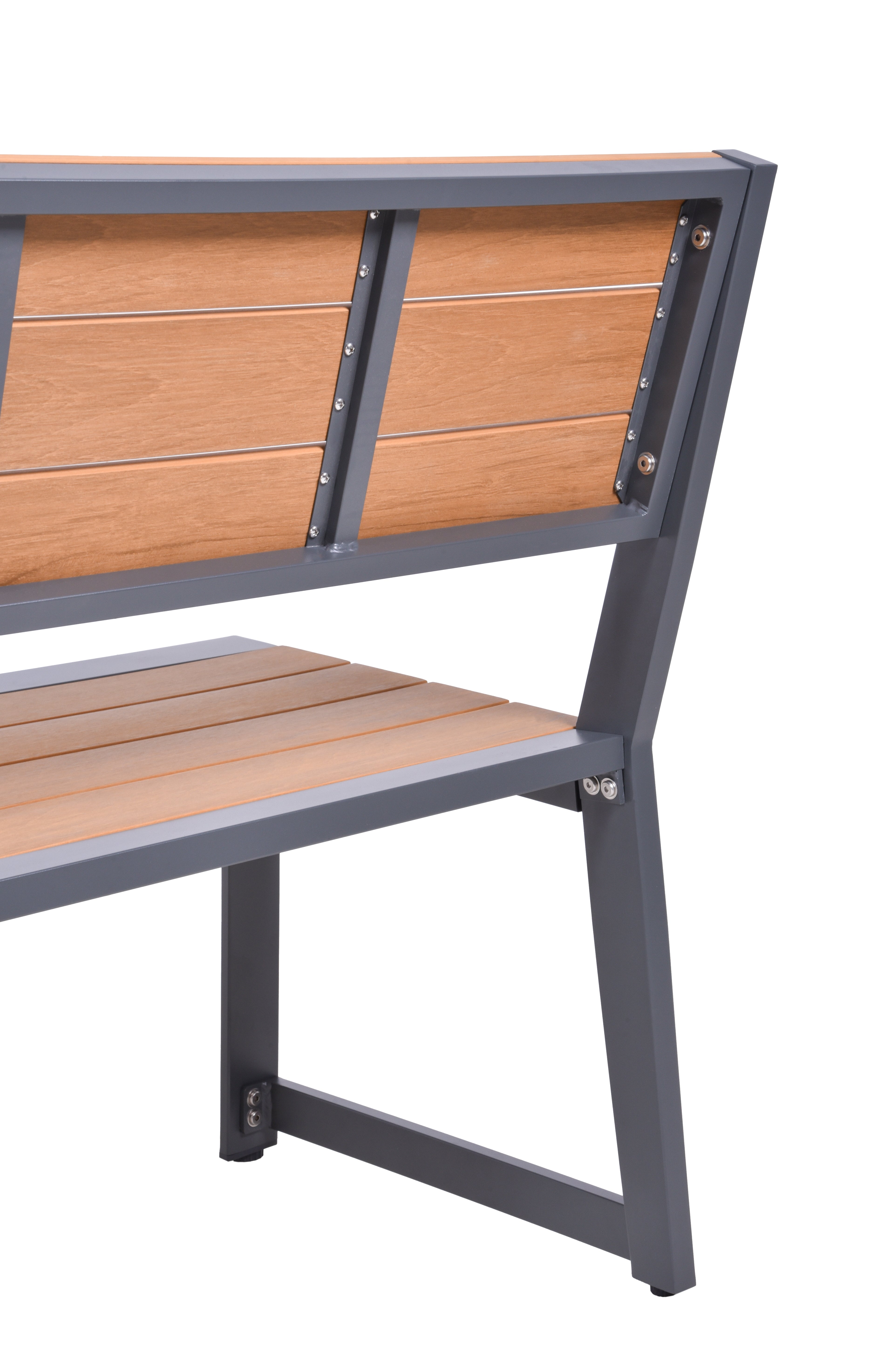 Gartenbank SILEA Sitzbank 3-Sitzer Parkbank Aluminium Non-Wood Garden Pleasure