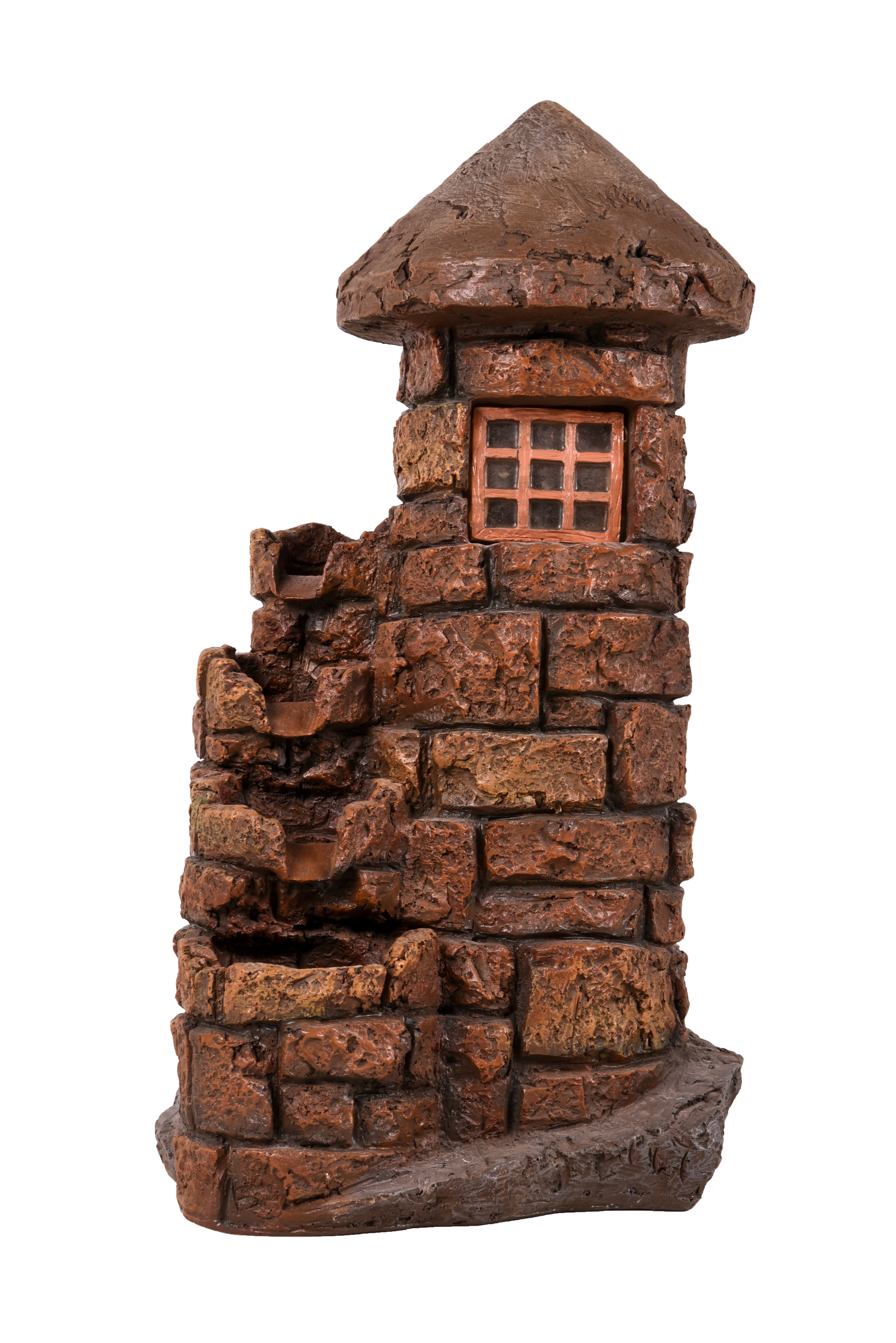 Gartenbrunnen HADES Zierbrunnen Turm-Brunnen Wasserspiel mit LED-Beleuchtung Garden Pleasure