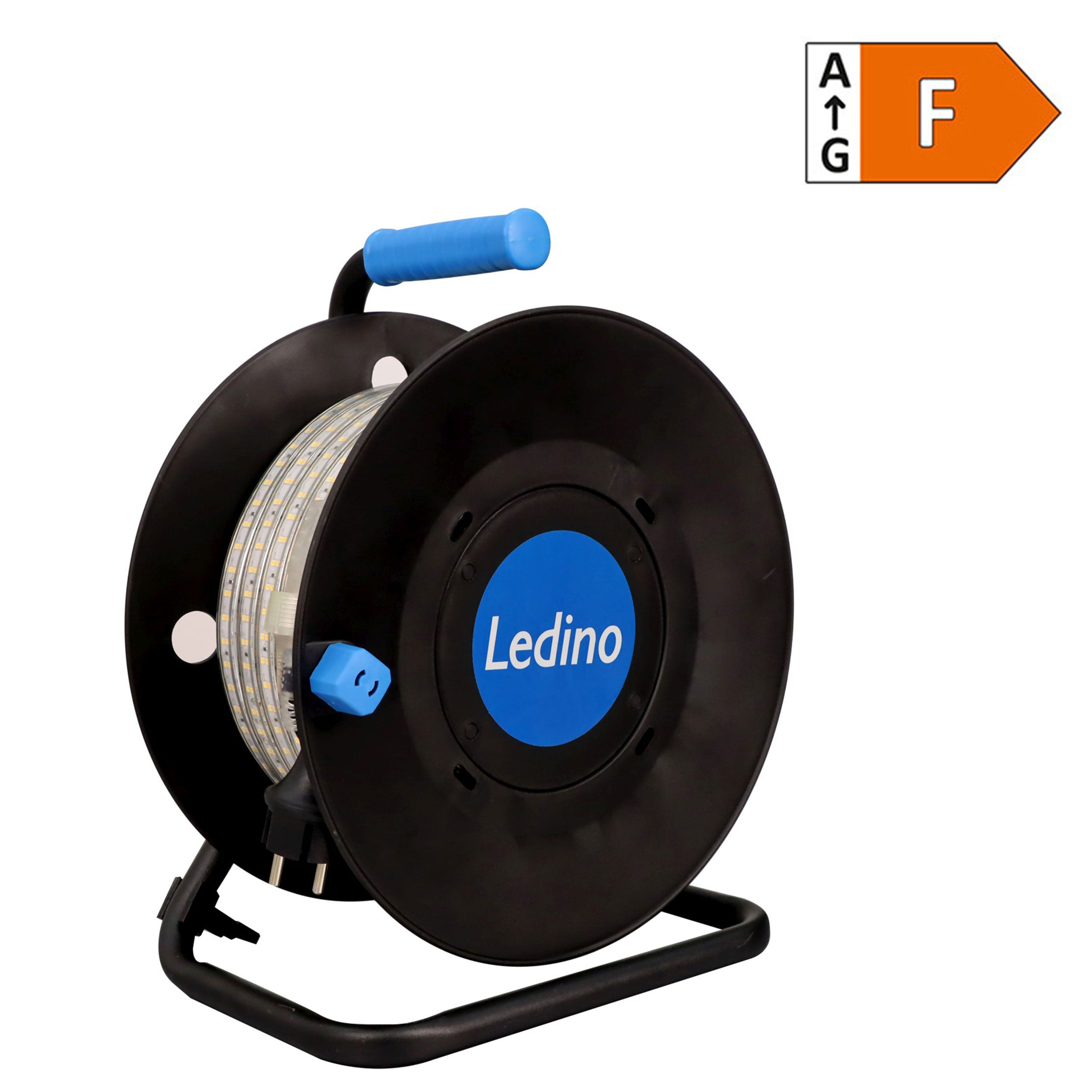 Ledino LED Lichtschlauch Wickede 10 m – 13000 lm neutralweiß für Gartenparty & Baustelle