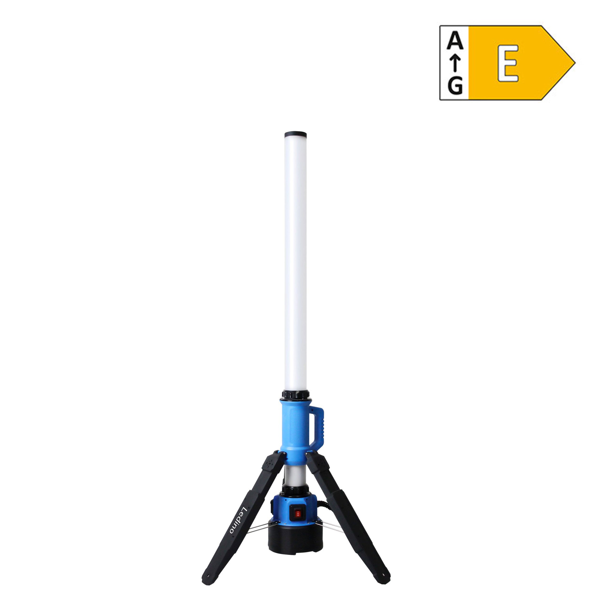 Ledino LED Multiakku-Lichtsäule Rath H60M – 6500 lm kabelloses 360° Licht für Baustelle & Outdoor