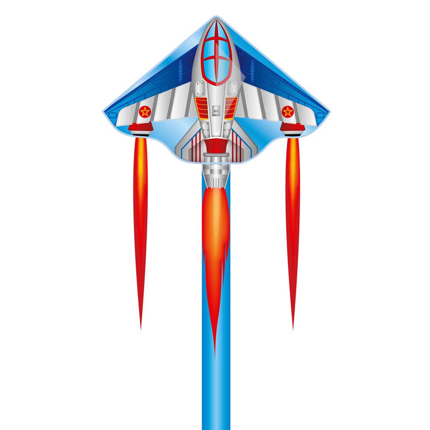 HQ Kinderdrachen Einleiner Simple Flyer Jet Plane 120 cm