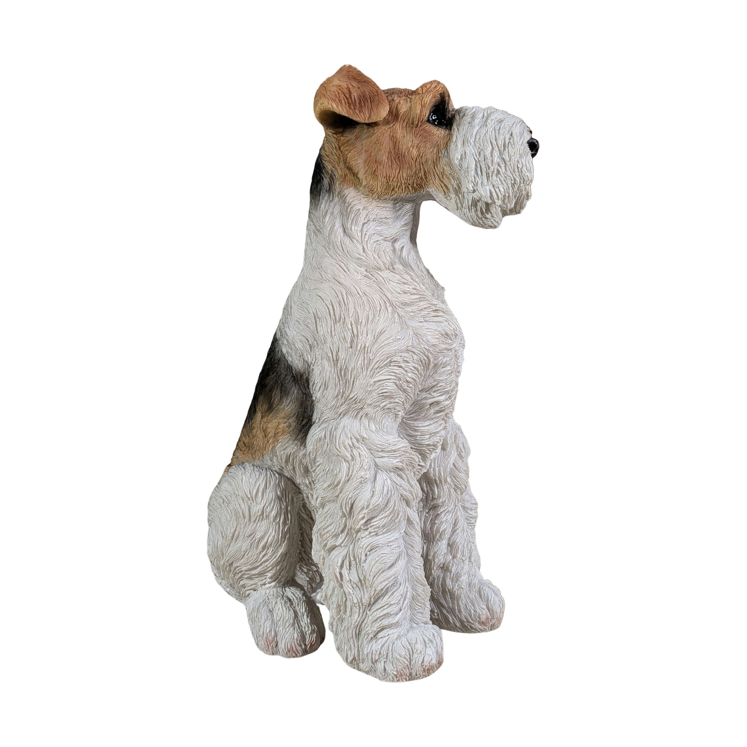 Hundefigur Foxterrier Figur Hund Deko Hund Hundefigur Garten lebensecht