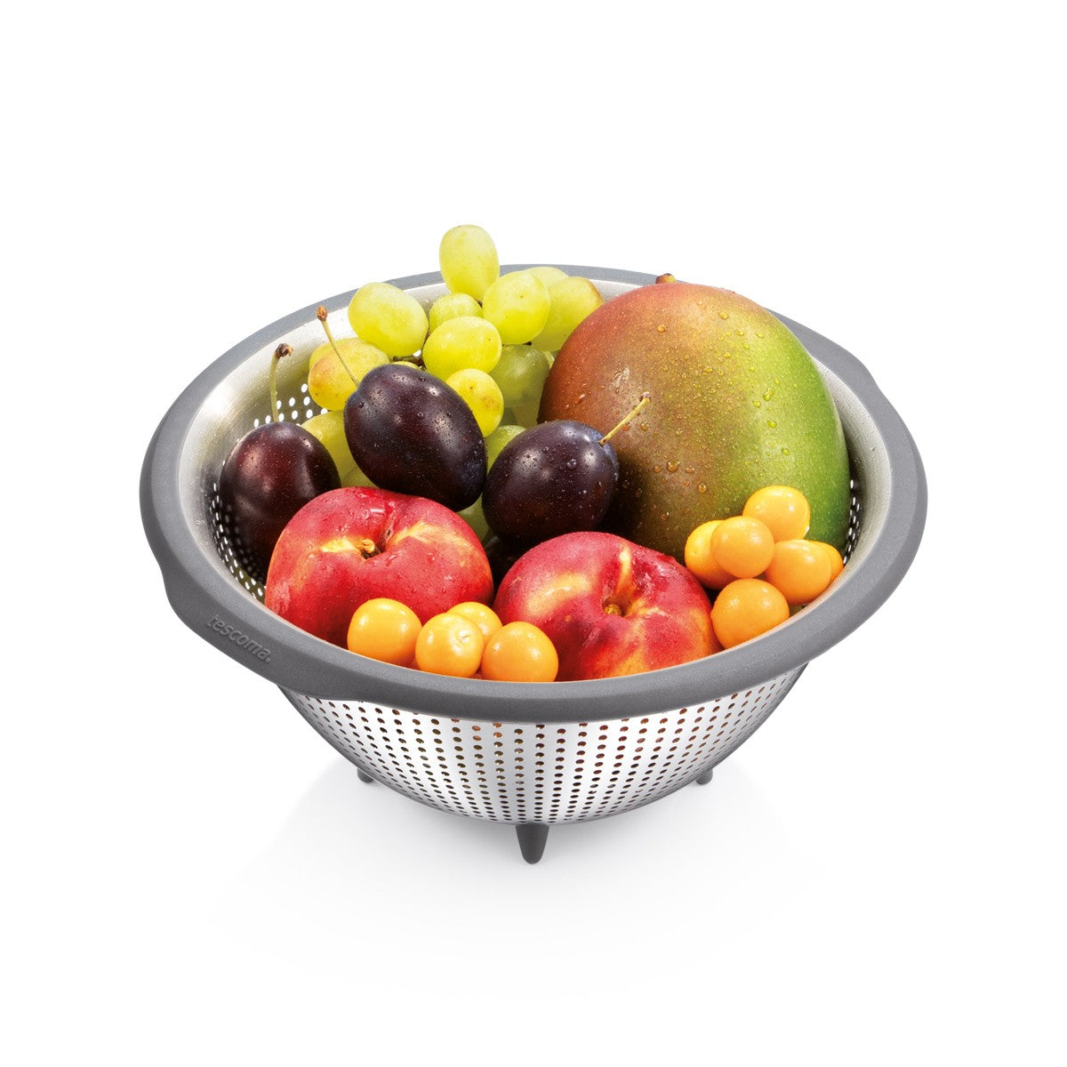 Tescoma Seiher mit breitem Rand GrandCHEF 20 cm – Edelstahl-Küchensieb