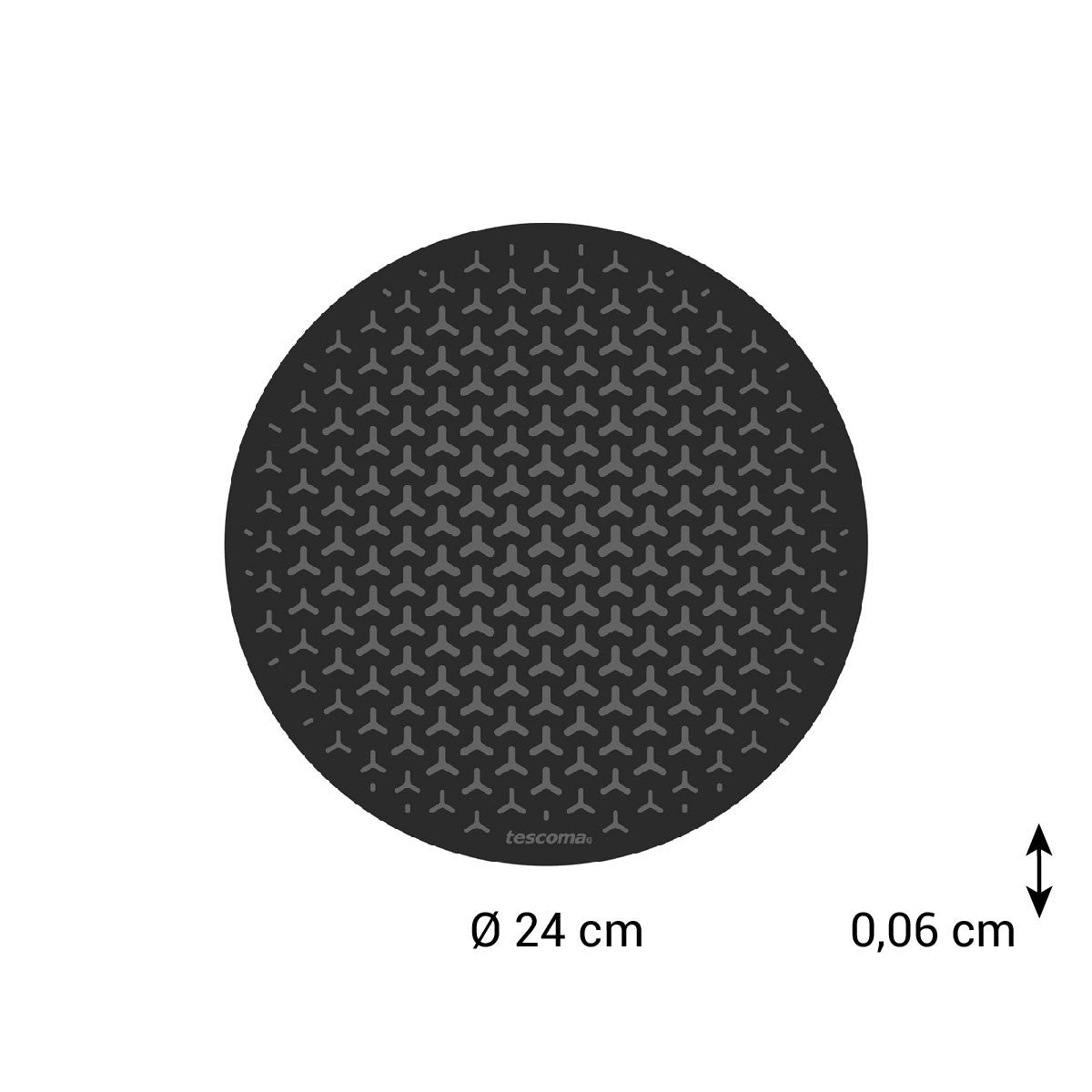 Tescoma Induktions-Schutzmatte GrandCHEF 24 cm – Schutz für Induktionsfeld