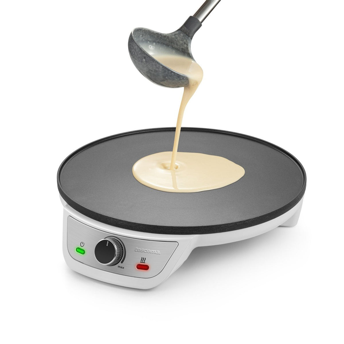 Tescoma GrandCHEF Crêpes-Maker 30 cm, 1200 W mit Teigverteiler