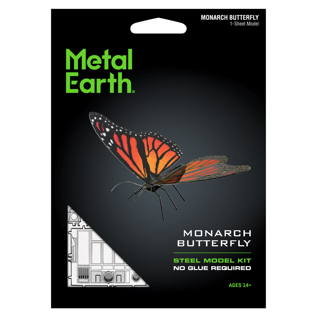 Metal Earth Butterfly Monarch MMS123 Modellbausatz Puzzle DIY Bausatz präzise gelasert stabil langlebig